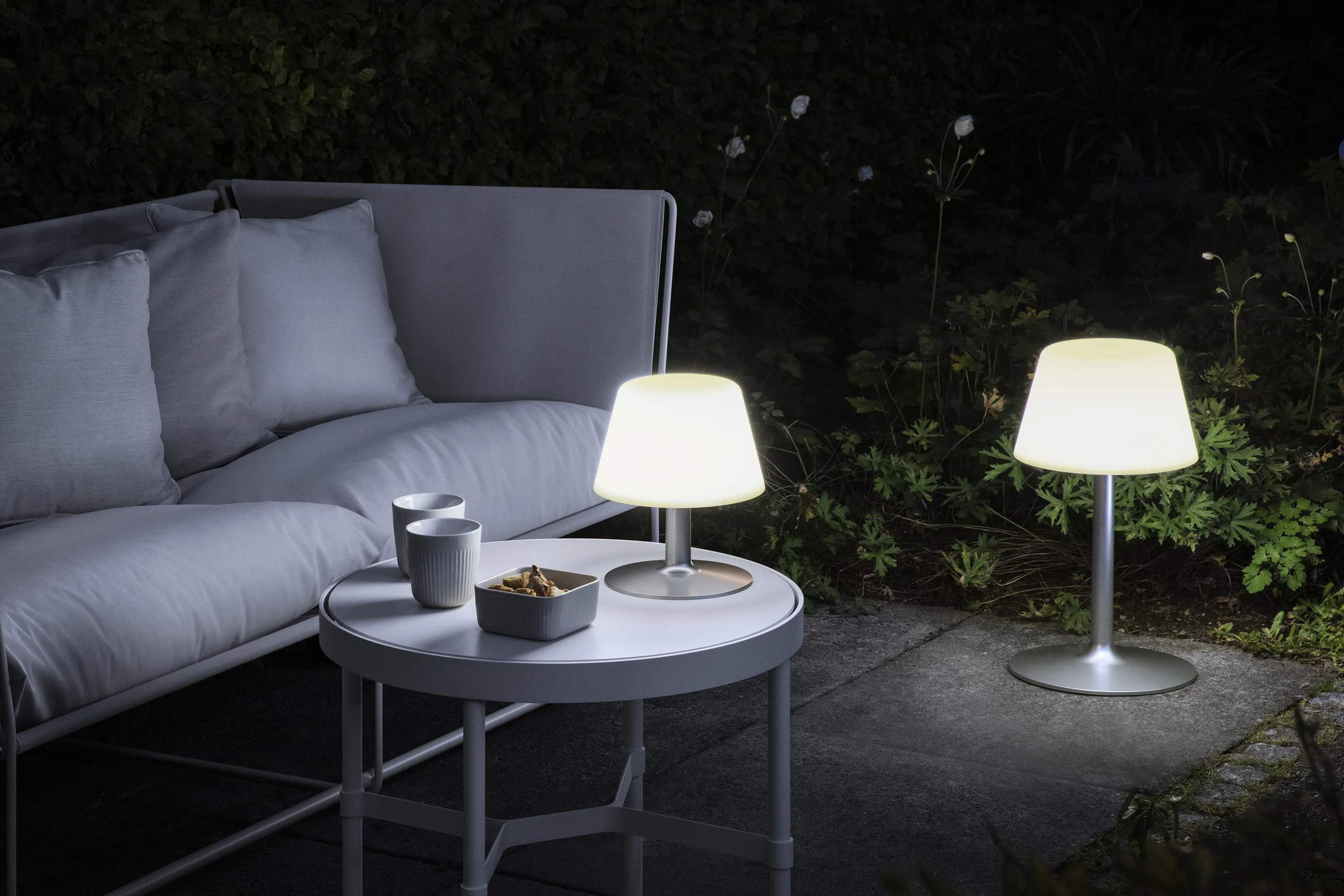 Eva Solo LED-lamper SunLight Lounge LED Bordlampe i Hvid, 24,5 cm, 2