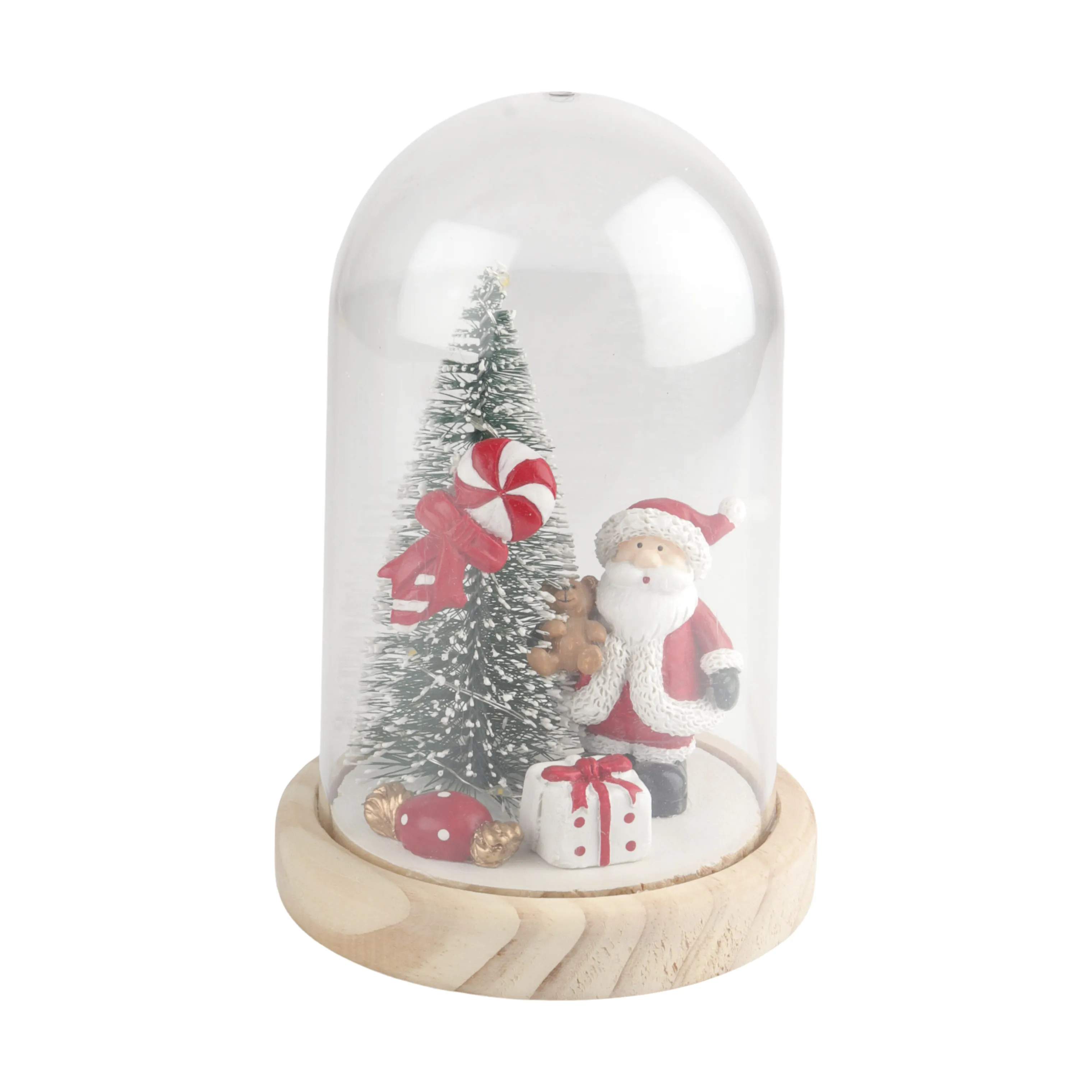 Casa Christmas Øvrigt julepynt Dome i Grøn/rød/hvid, 1