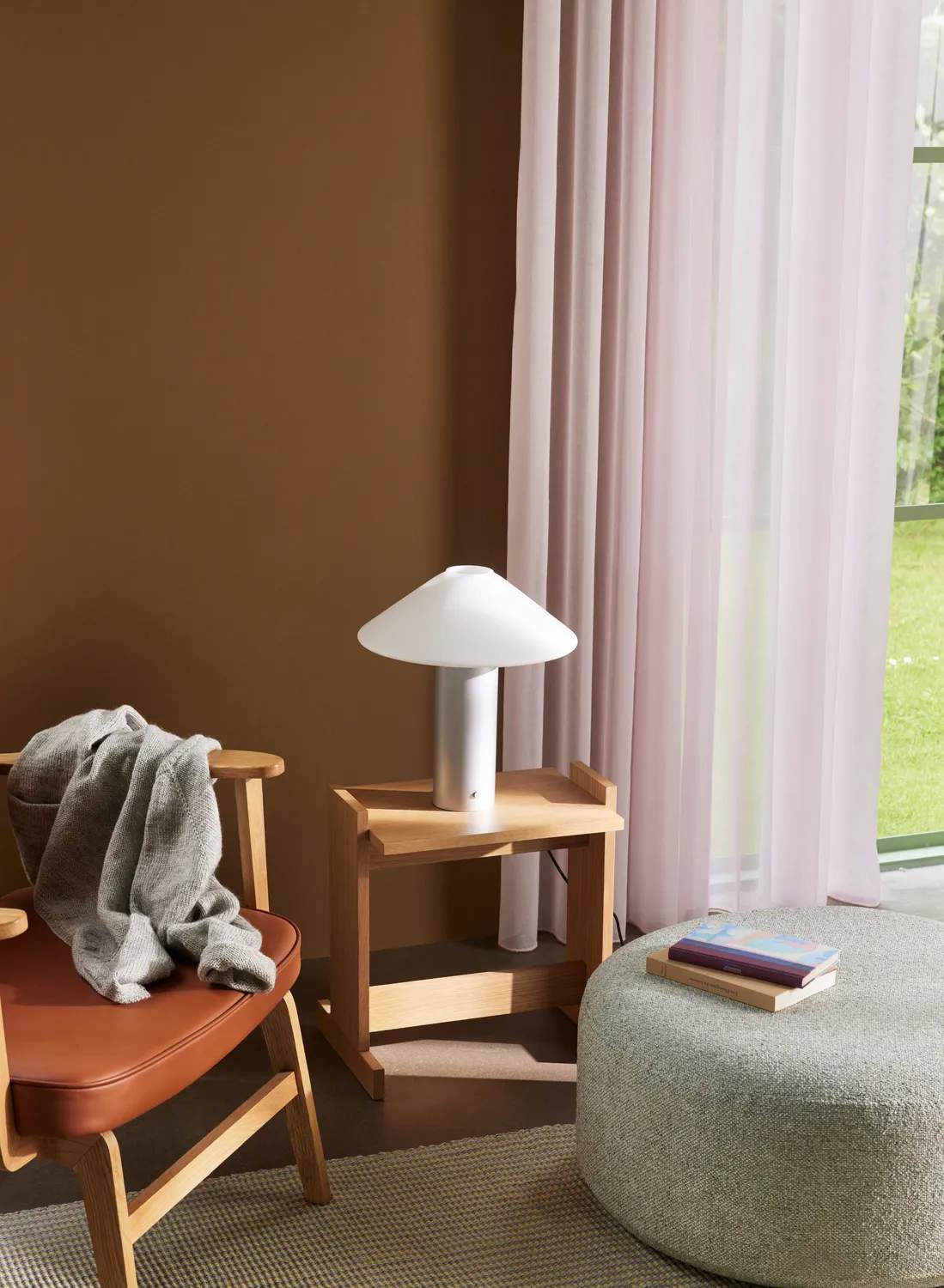 Hübsch Bordlamper Orbit Bordlampe i Grå,Hvid, 2
