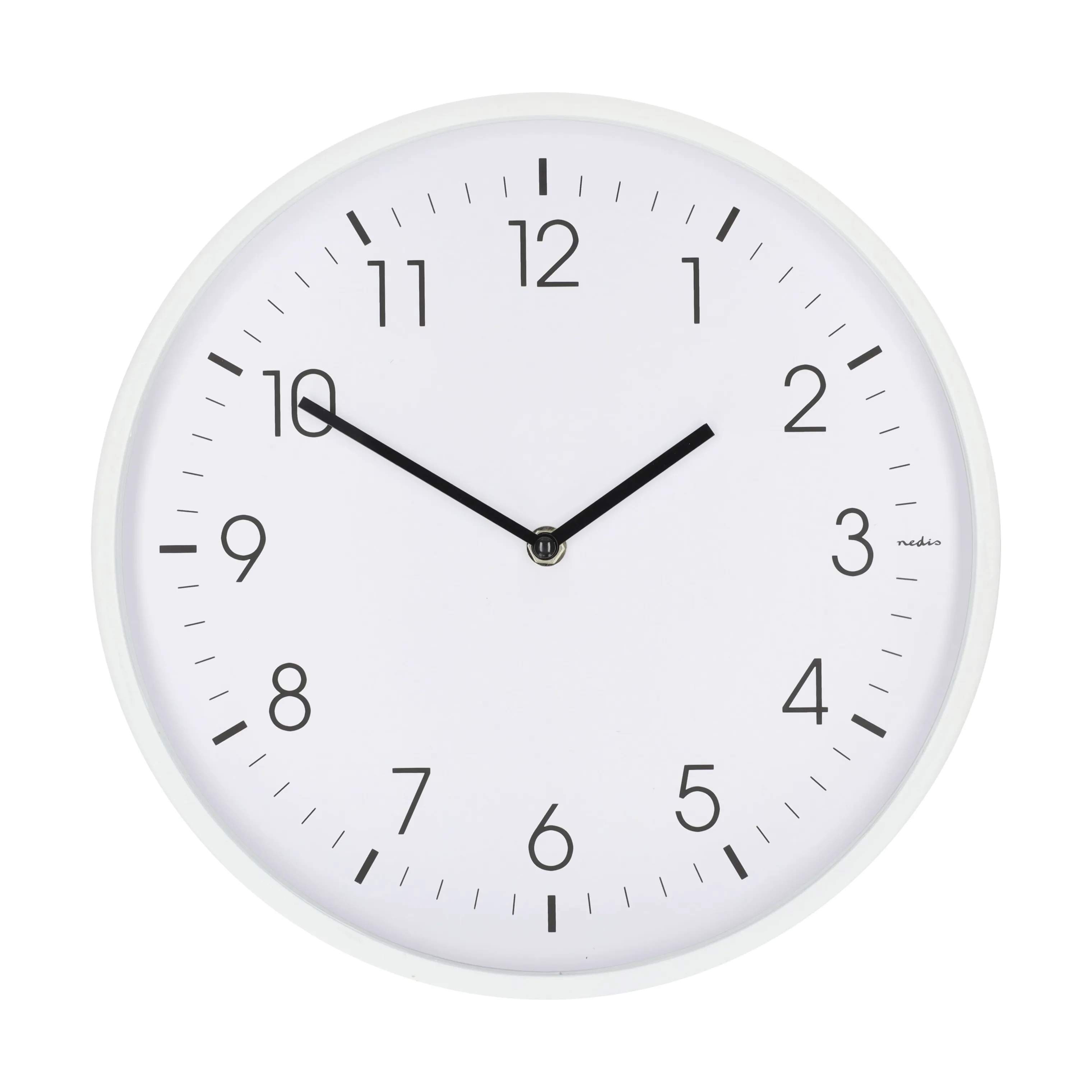 Nedis Vægure Vægur i Hvid, 1