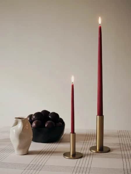 Broste Copenhagen Kronelysestage Maro Lysestage i Messing, 7 cm, 2