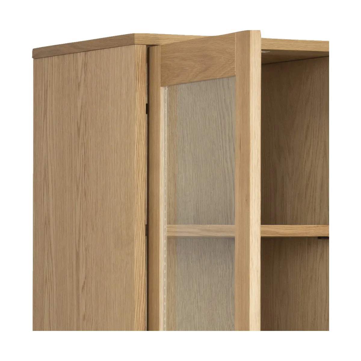 CASA Living Reoler og tilbehør Nagano Vitrine i Eg, 6