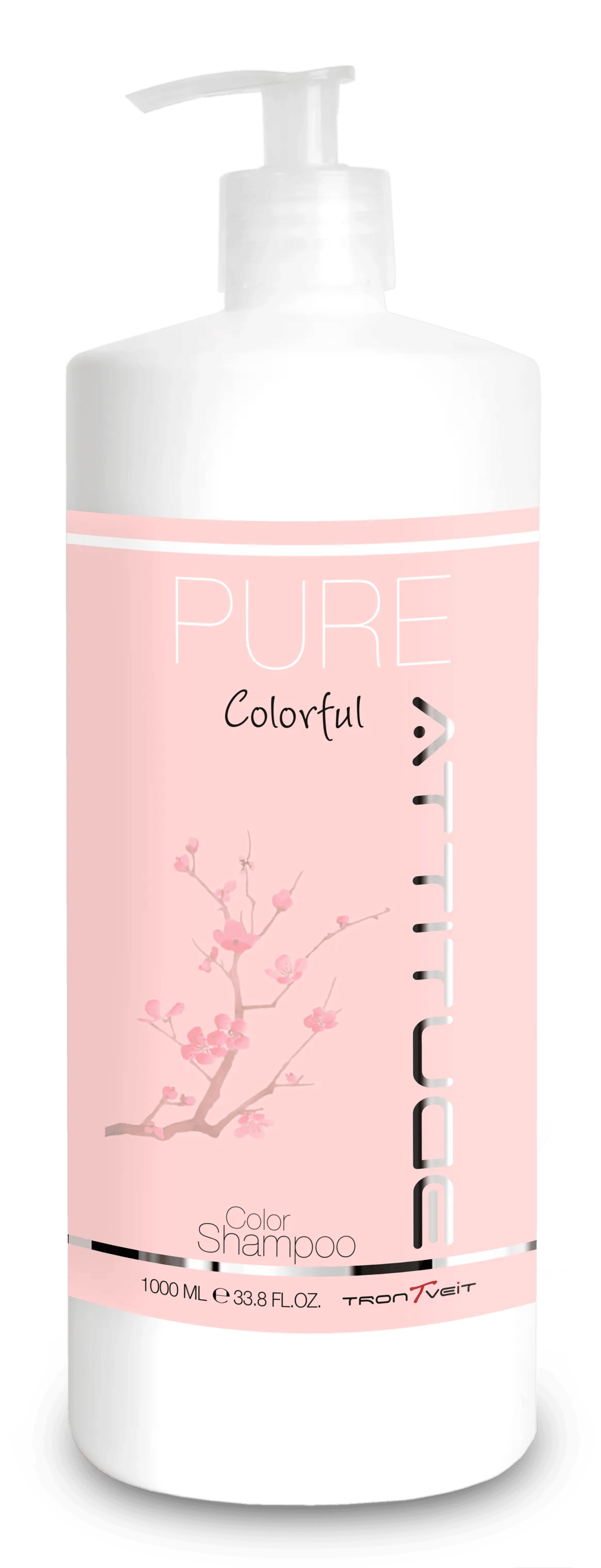 Trontveit Shampoo og hårpleje Pure Attitude Colorful Shampoo i 1000 ml, 1