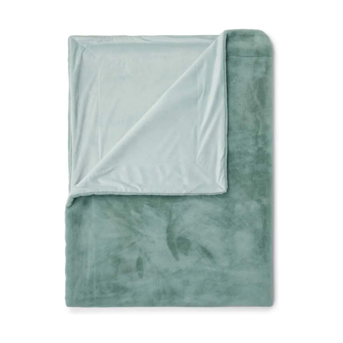 Essenza Plaider Furry Plaid i Surf green, B150 x L200 cm, 1