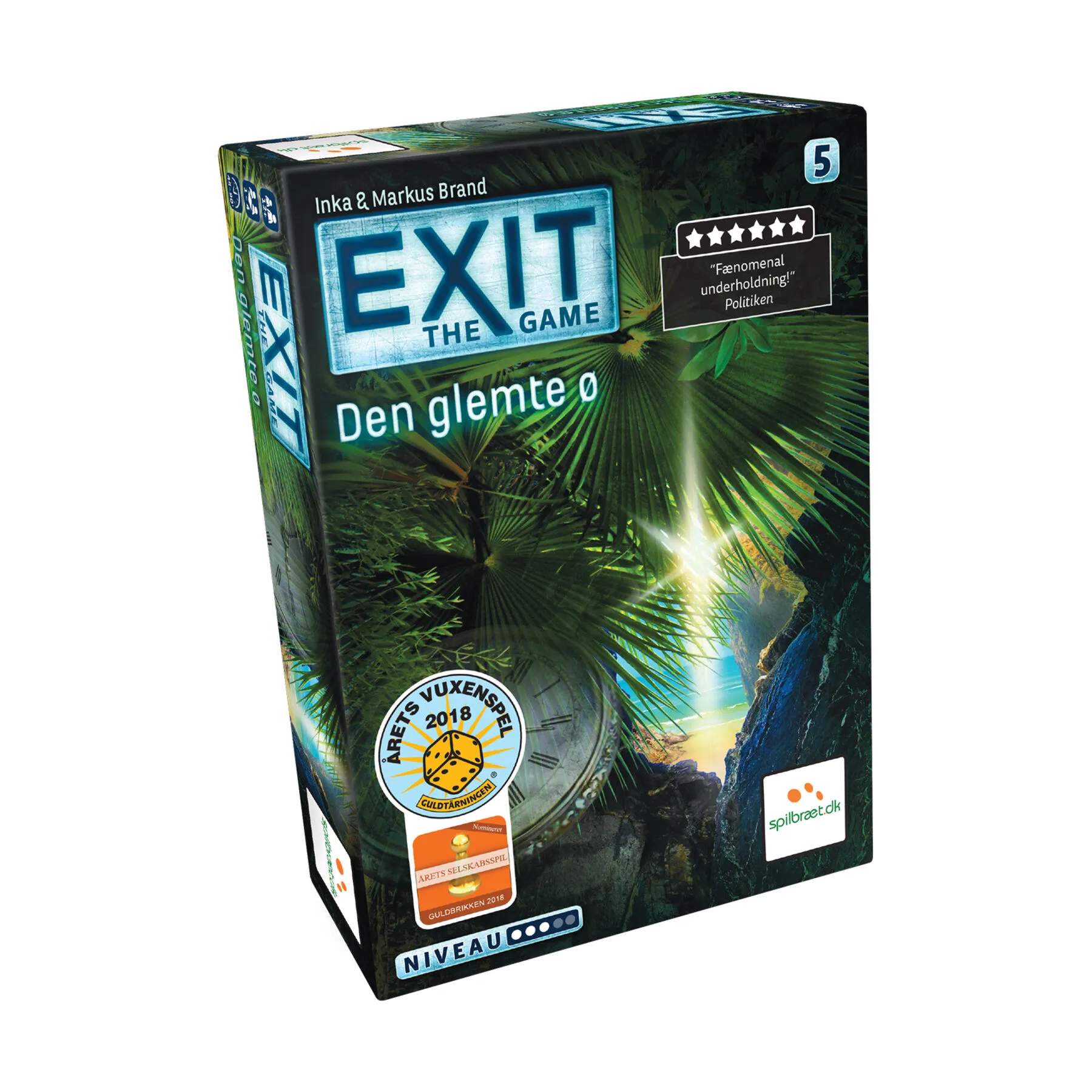 Spilbræt Spil Brætspil - Exit 5 - Den Glemte Ø i Exit 5, 1