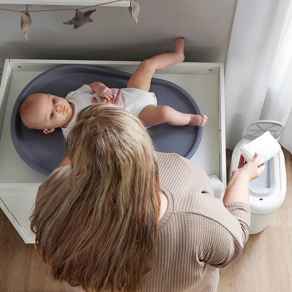 Shnuggle Spande uden pedal Ble Spand i Hvid, 2