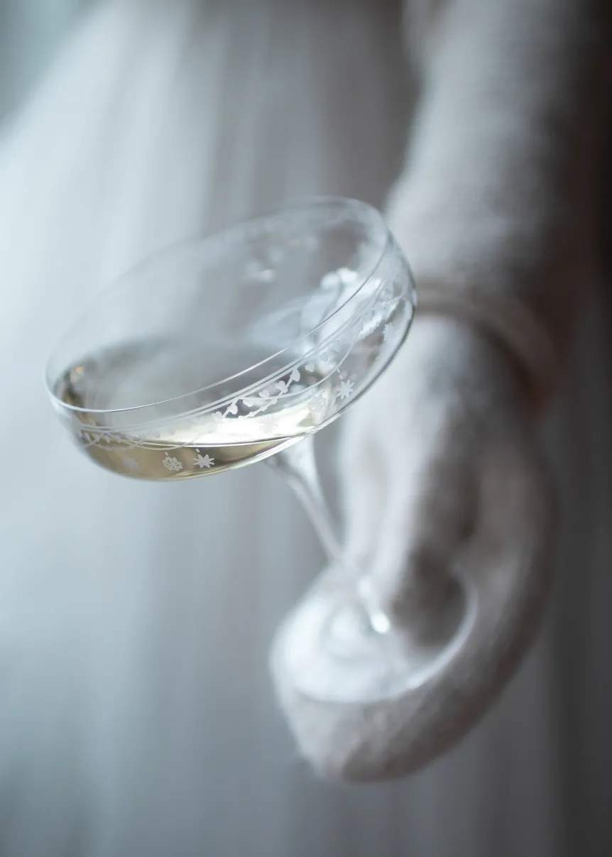 Wik & Walsøe Champagneglas Julemorgen Champagneskål i Klar, 2