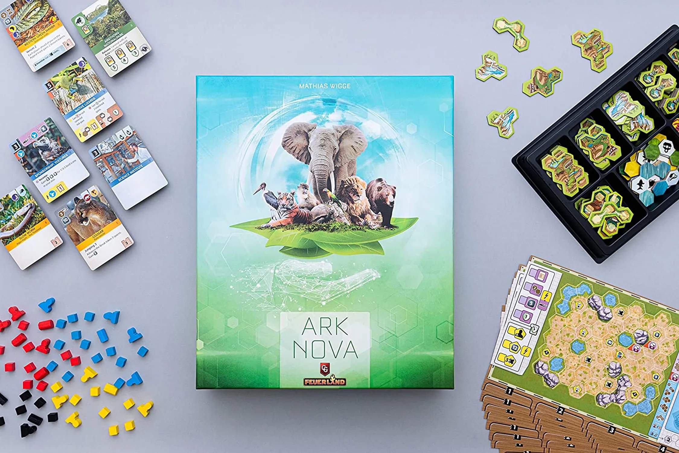 Spilbræt Spil Brætspil - Ark Nova i Multifarvet, 3