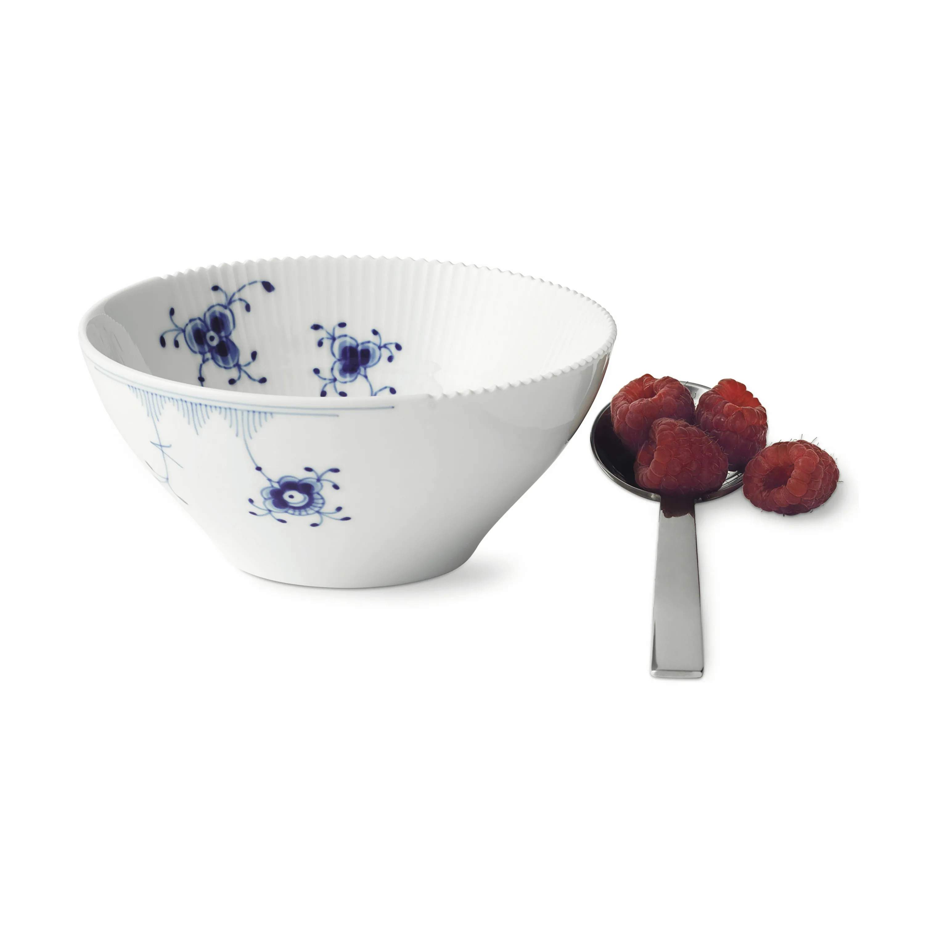Royal Copenhagen Skåle Blå Elements Skål i Koboltblå/hvid, 13 cm, 4