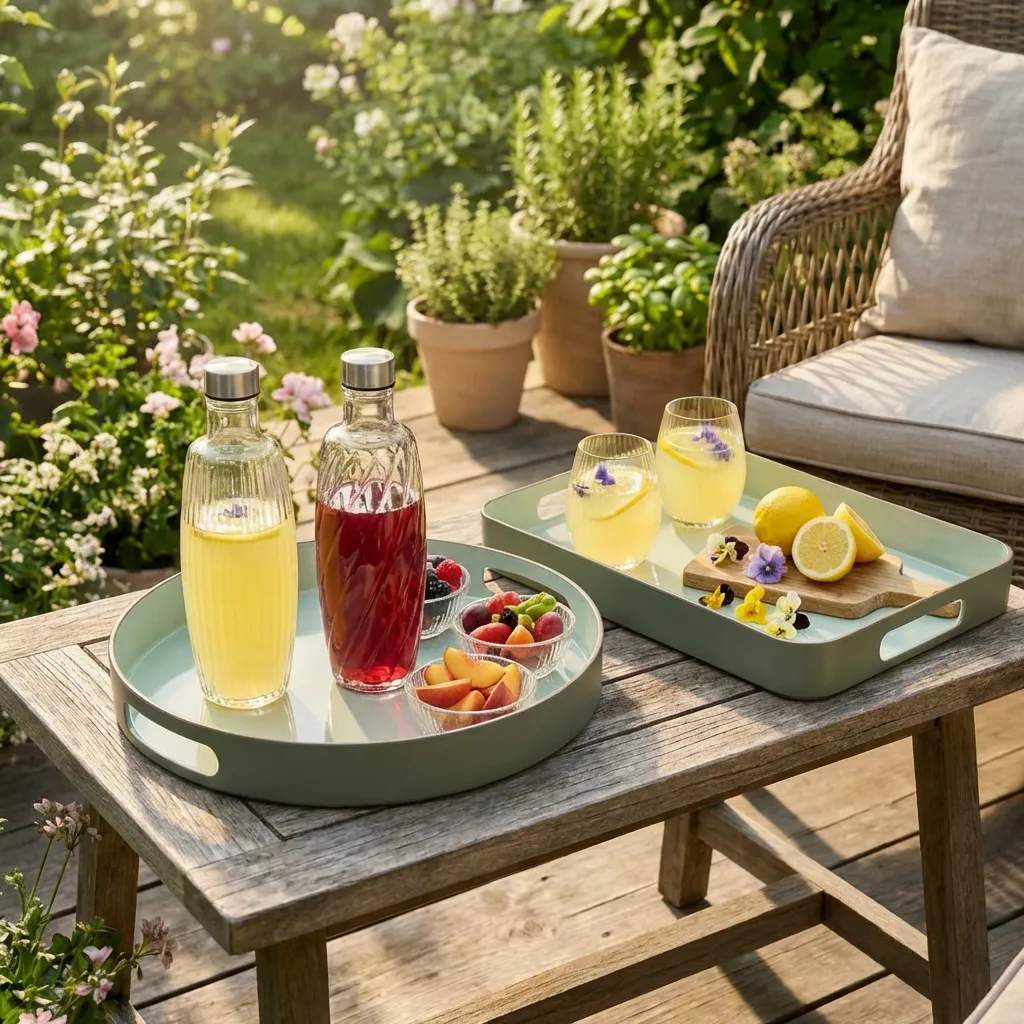 CASA Living Vandkarafler Vandflaske i Klar/riller, 1.2 L, 2