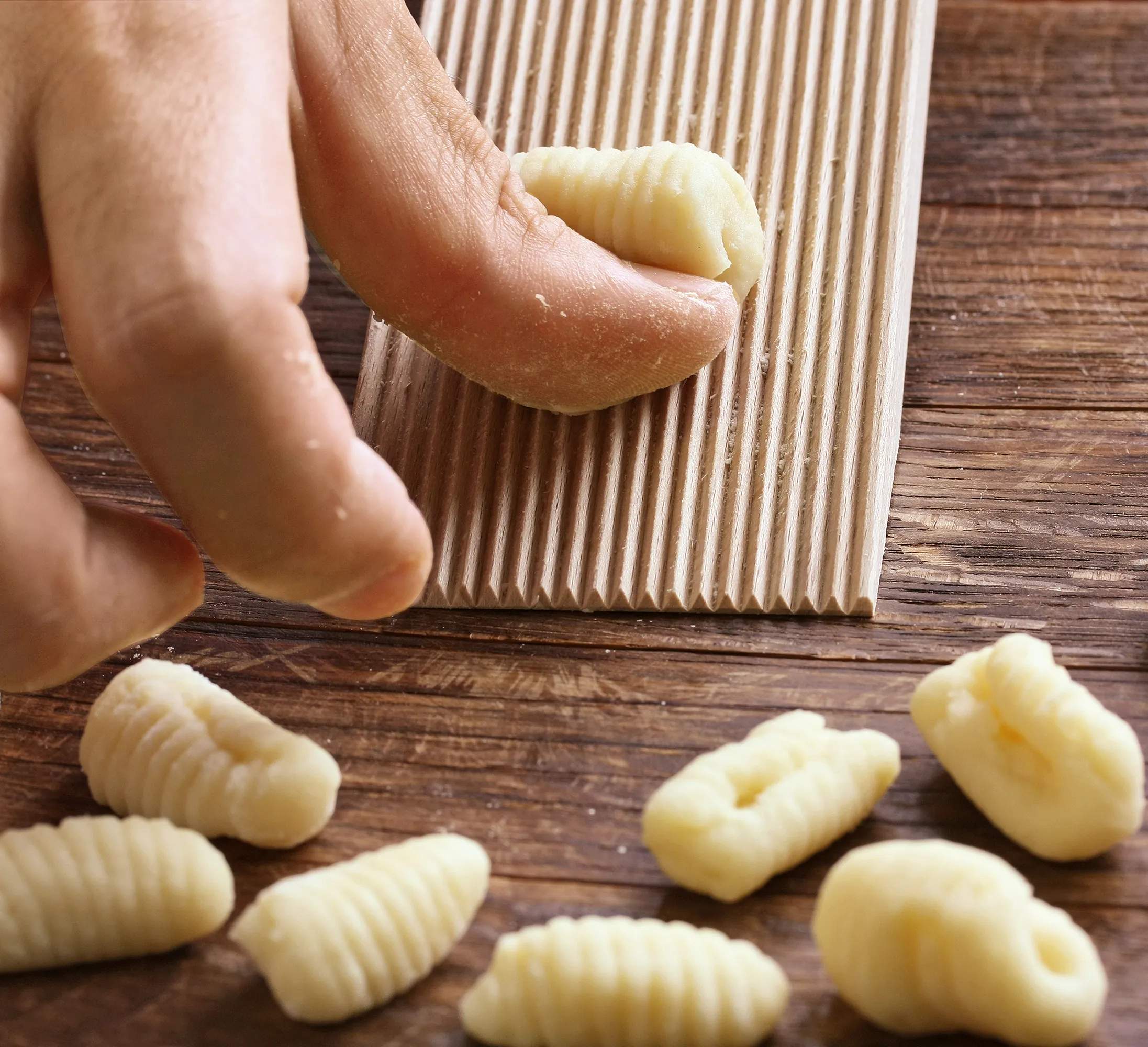Küchenprofi Pastabræt og pastastativ Gnocchi Bræt i Natur, 2