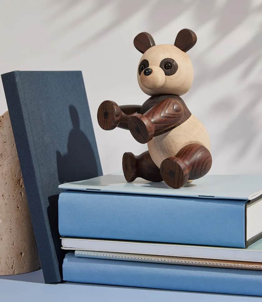 Spring Copenhagen Dyrefigurer Panda Polly i Sort/hvid, 3