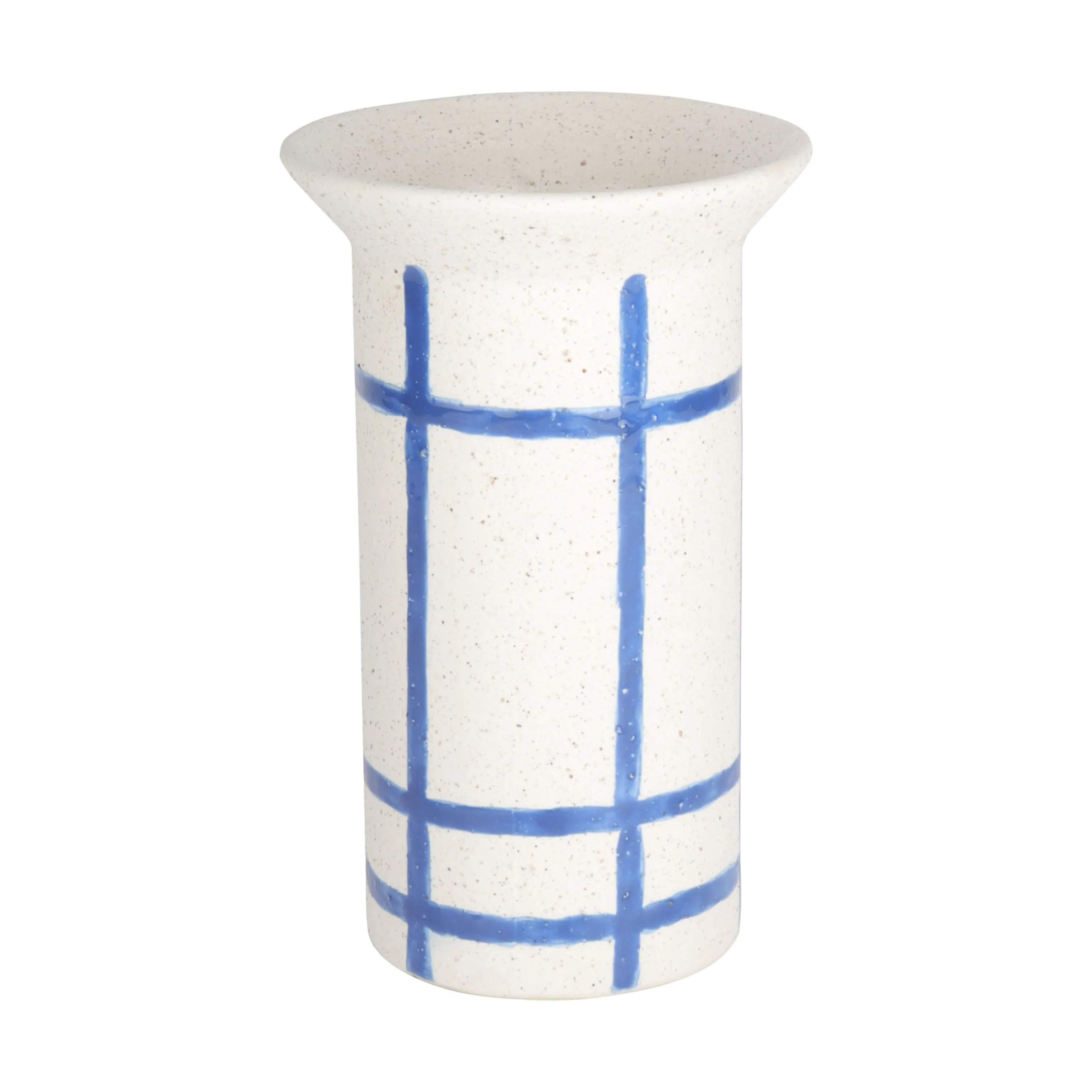 CASA Living Vaser Vase i Creme/blå, 1
