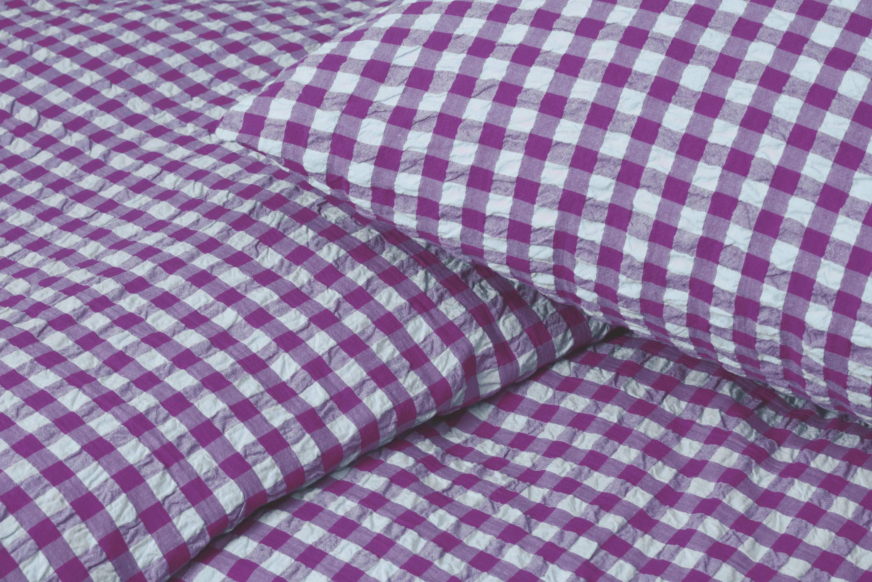 Juna Sengetøj Bæk&Bølge Sengetøj i Fuchsia/Mint, B140 x L200 cm, 3