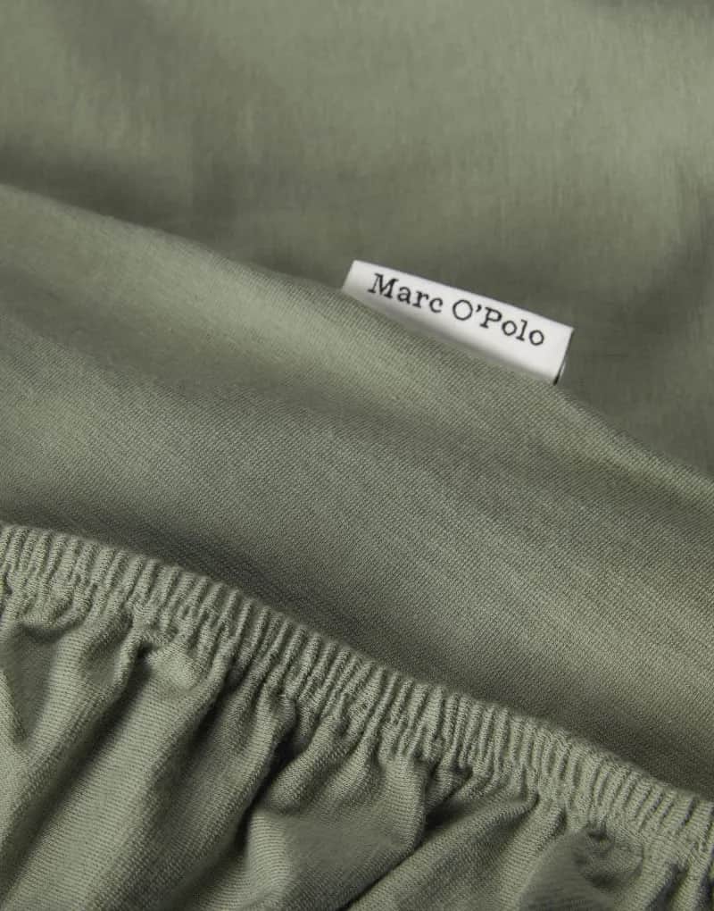 Marc O'Polo Lagner Premium Organic Jersey Boxlagen i Soft green, 140/160 x 200/220 cm, 2