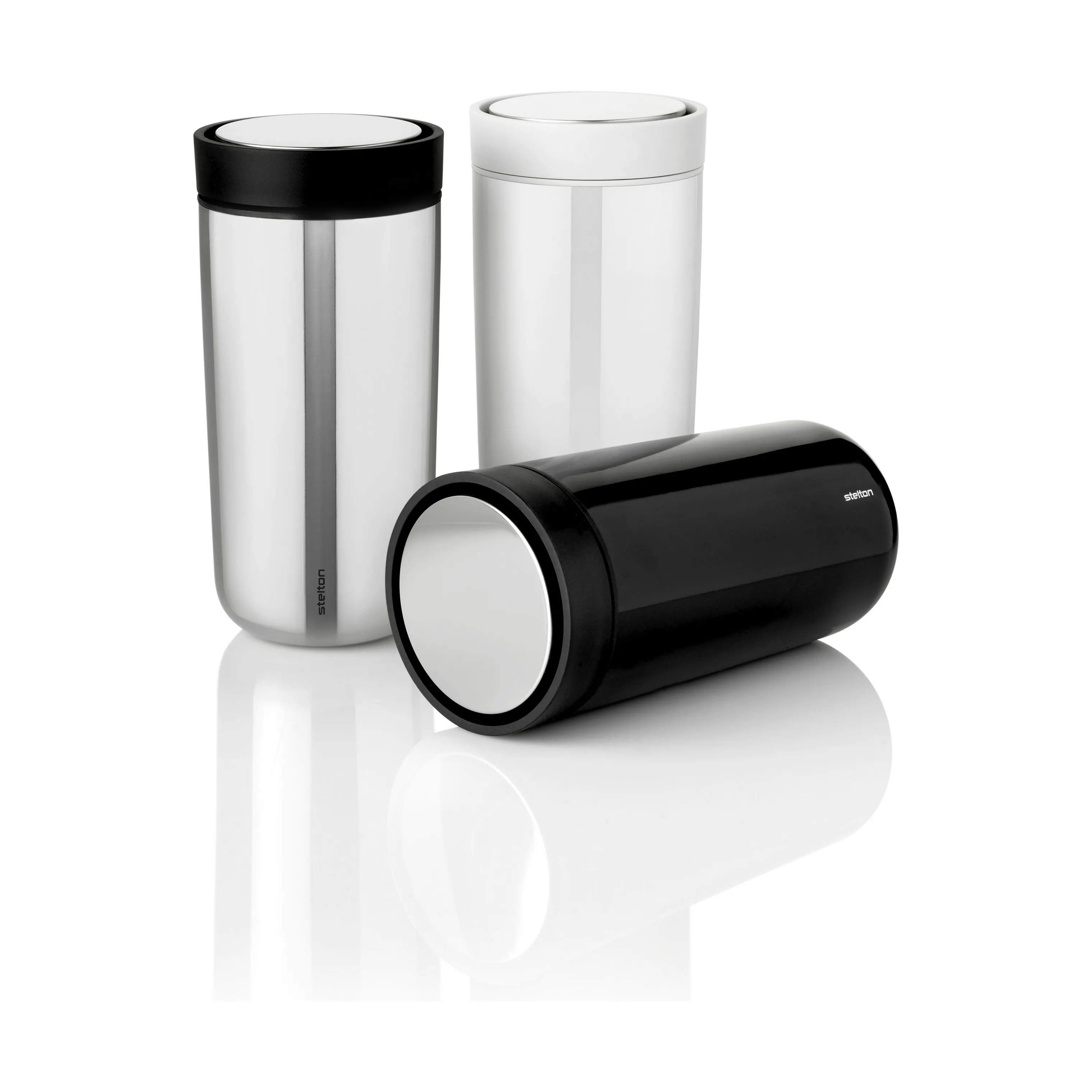 Stelton To go kopper To Go Click Rejsekrus i hvid, 40 cl, 2