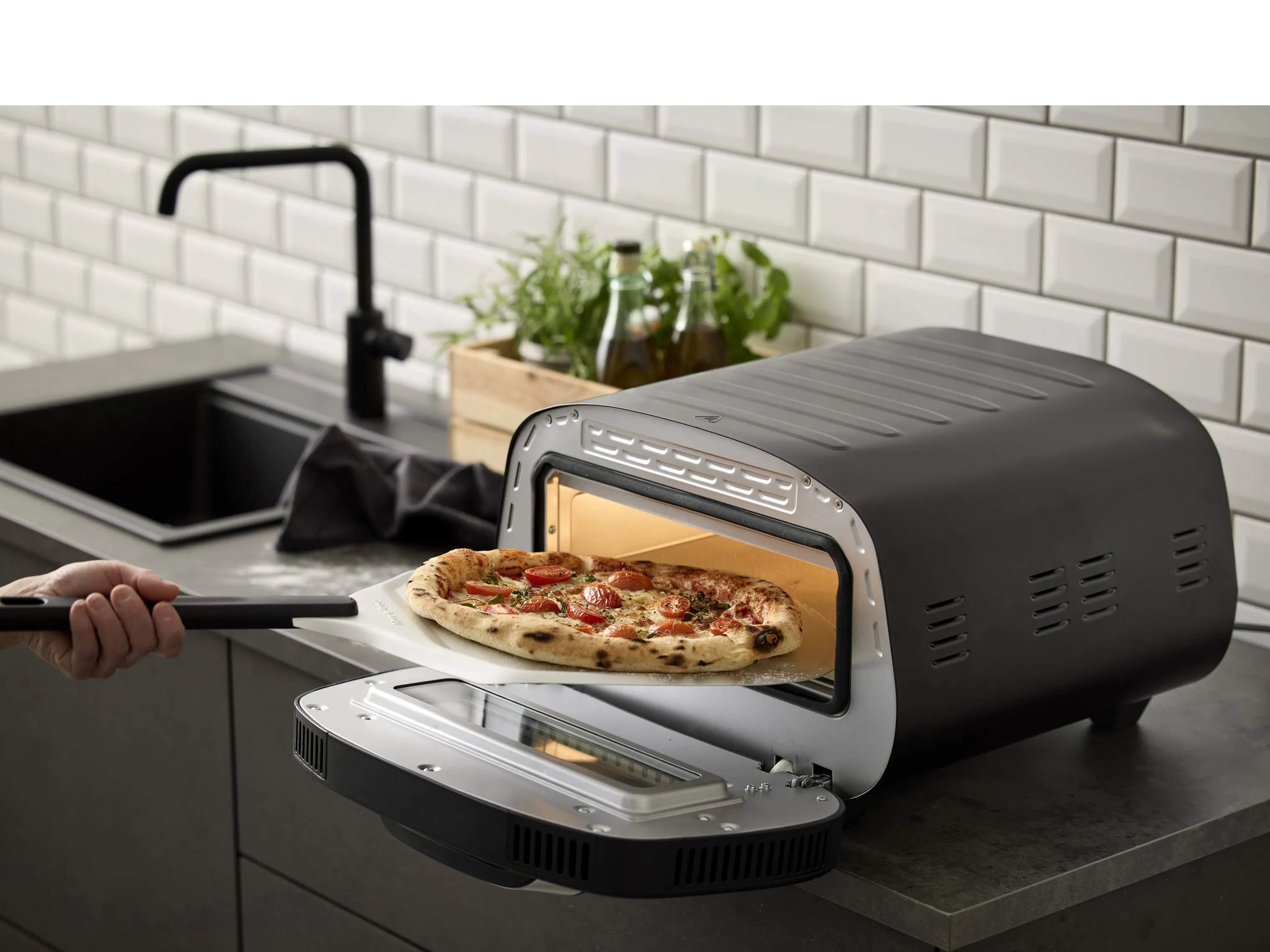 Nordic Sense Pizzaovne Elektrisk Pizzaovn i Sort, 2