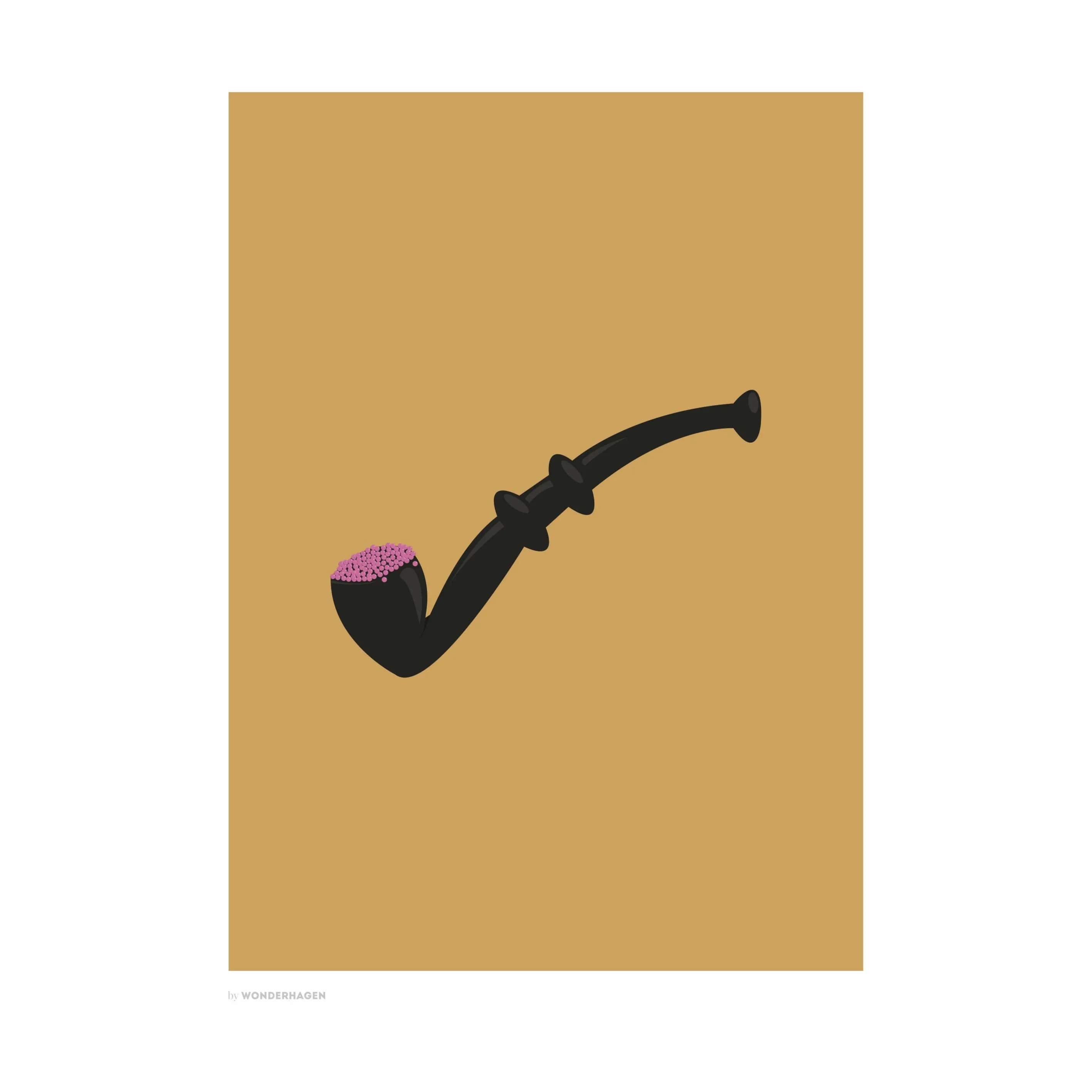 Poster&Frame Plakater Plakat Lakridspiben i Flerfarvet, B30 x L40 cm, 1