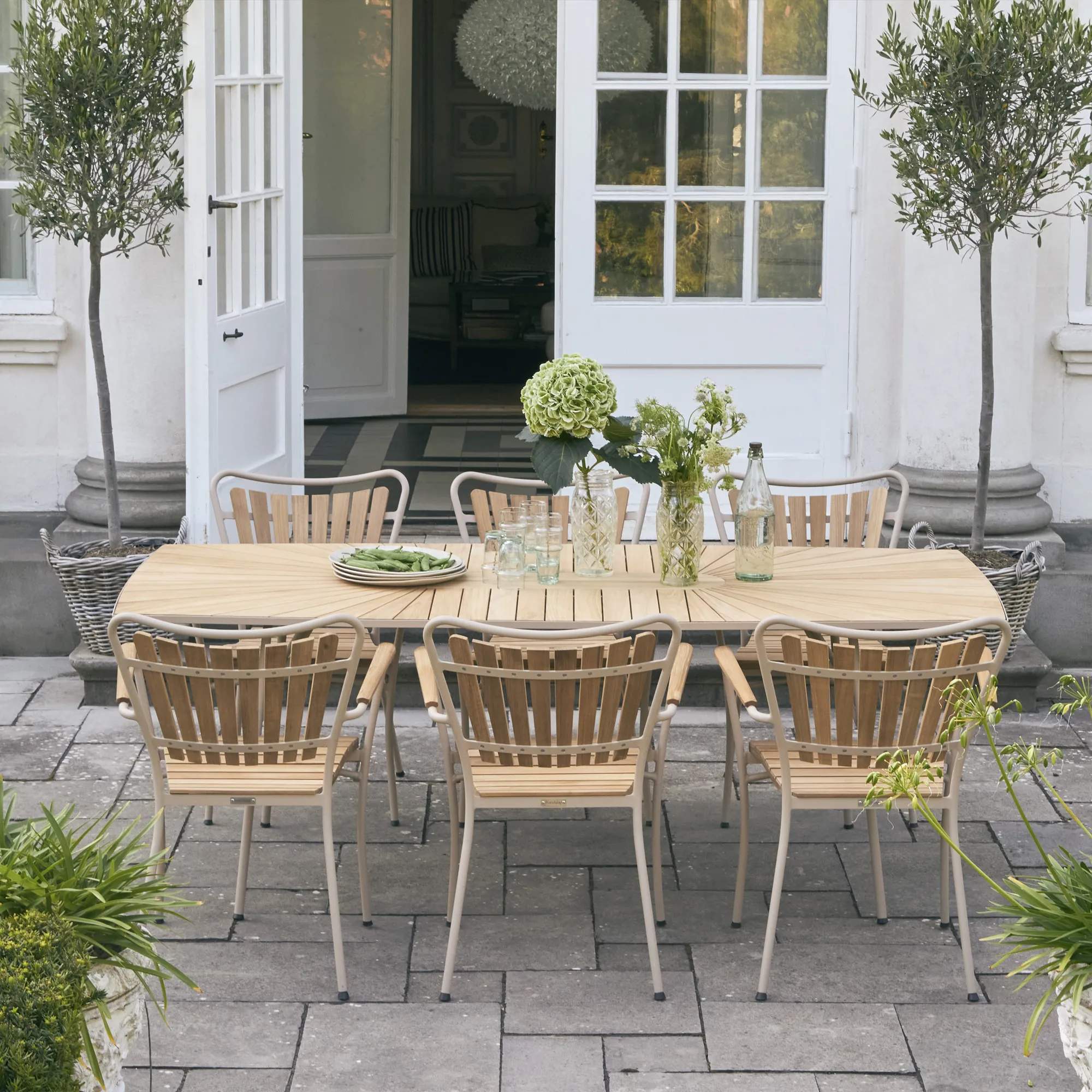 Mandalay Havemøbelsæt Marguerit Havemøbelsæt - 7 dele i Taupe, 3