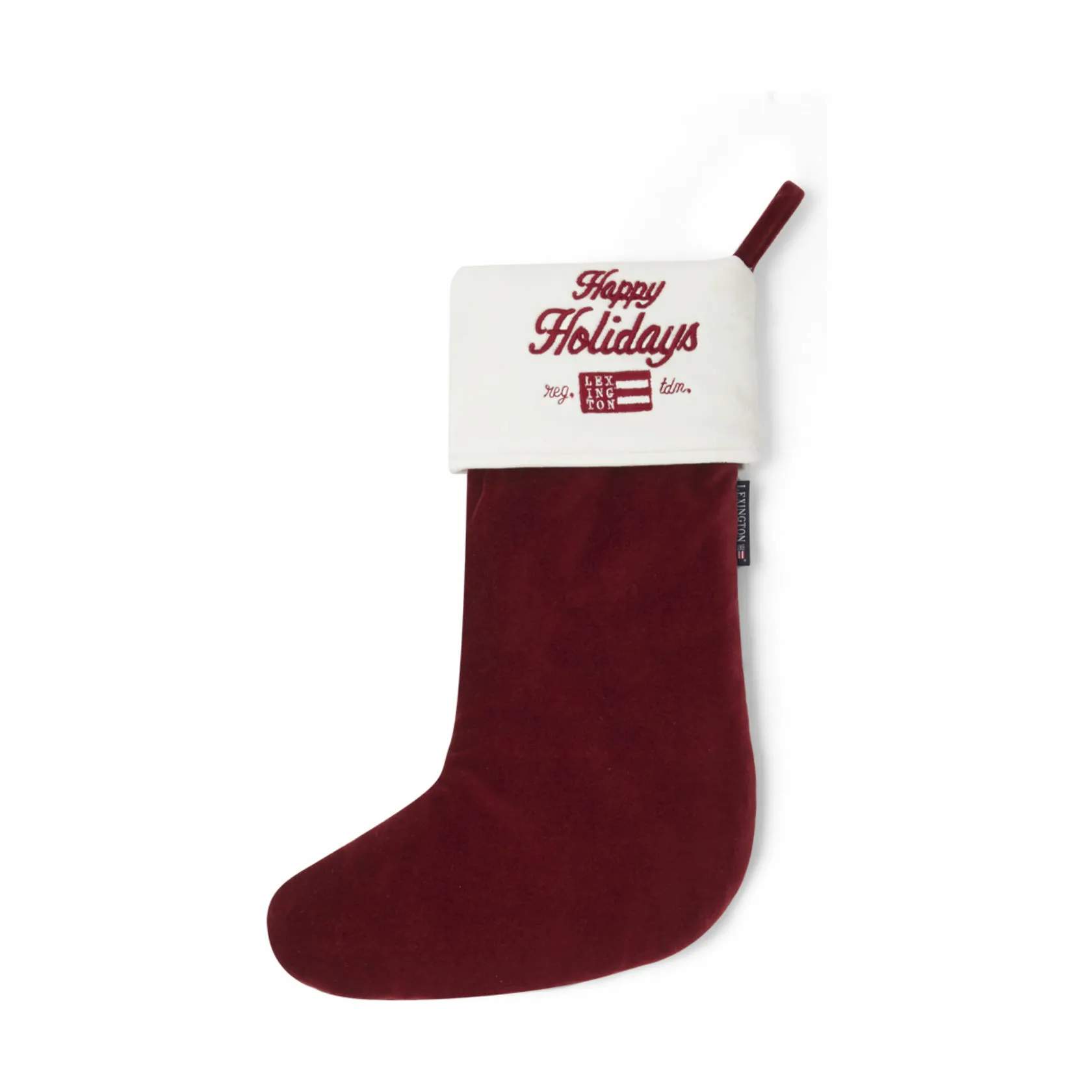 Lexington Øvrigt julepynt Holiday Collection 2023 Julesok - Happy holidays i Rød, 1