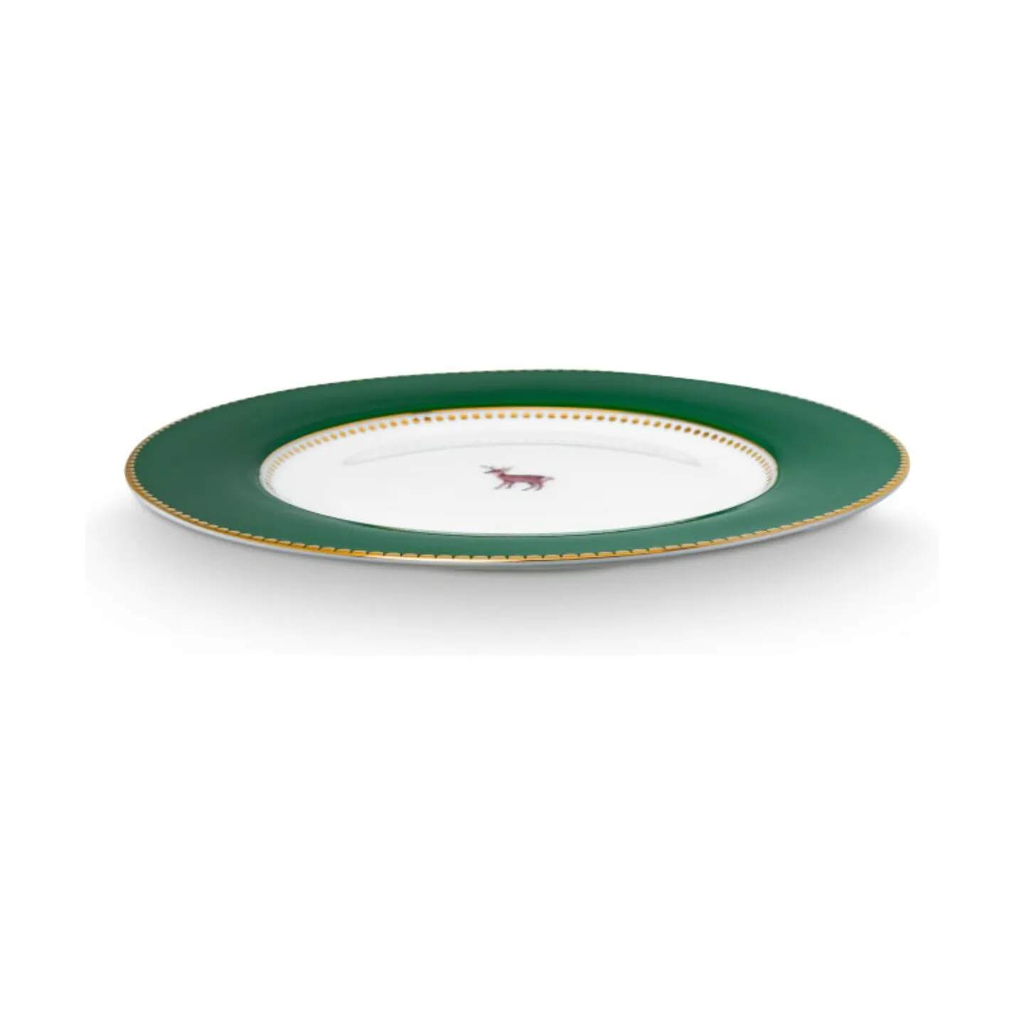PIP Studio Frokosttallerkener Love Birds Tallerken i Mørkegrøn, 17 cm, 4