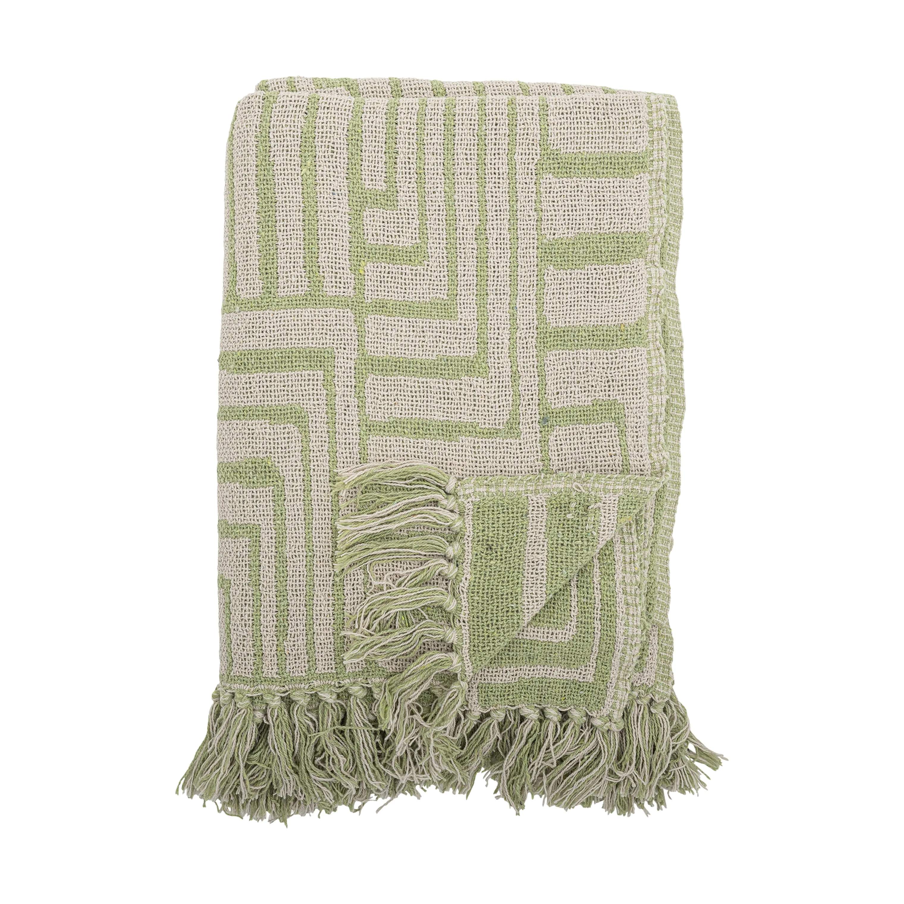 Creative Collection Plaider Velva Plaid i Grøn, 1