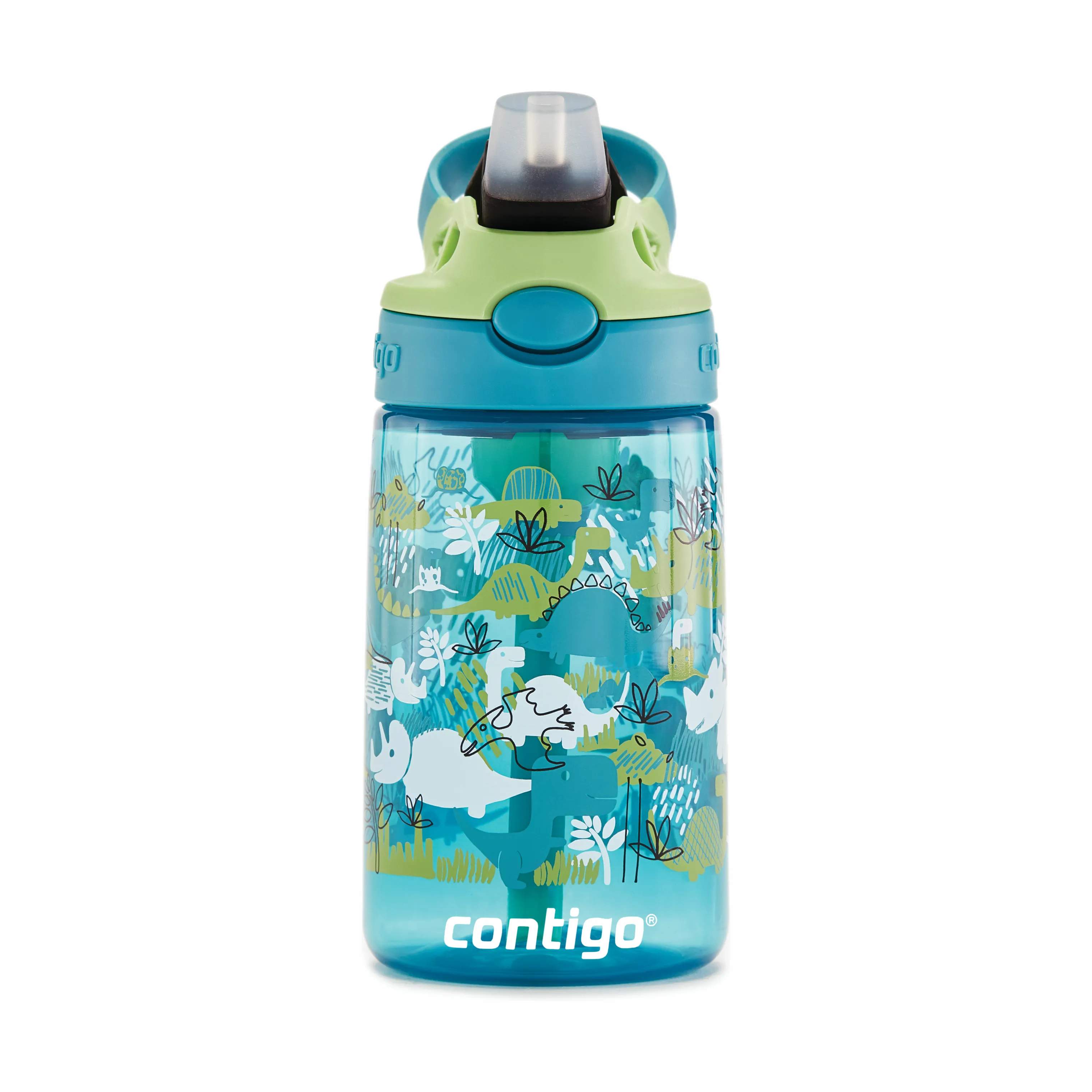 Contigo Drikkedunke Easy Clean Drikkeflaske i Green dinoboy, 2