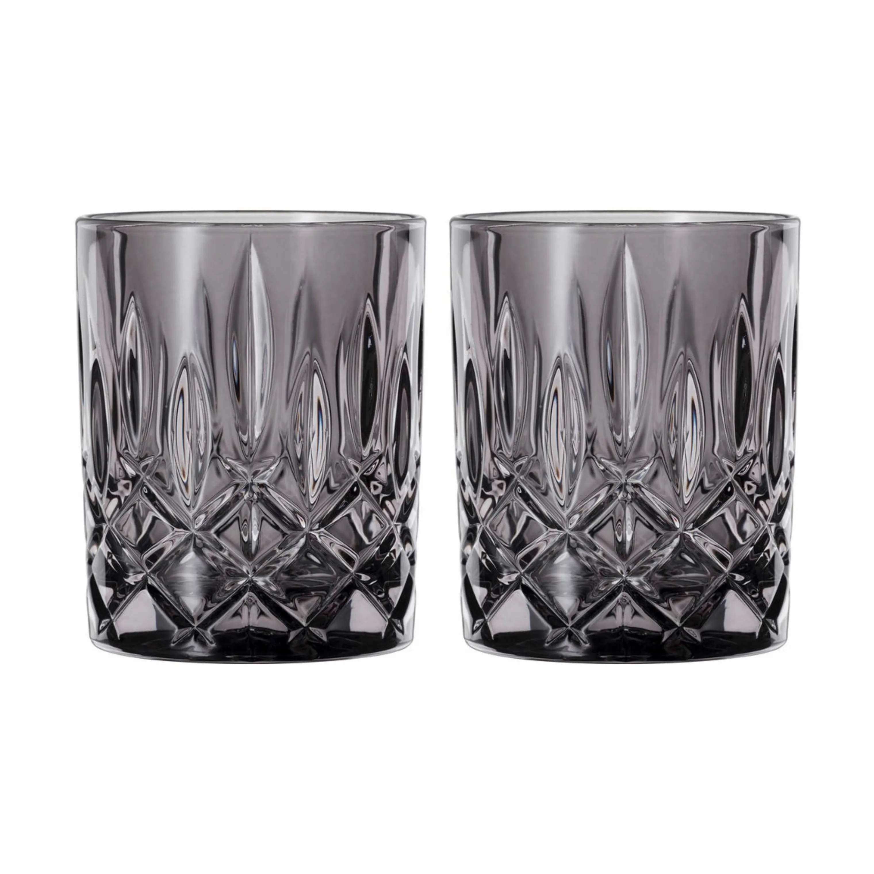 Noblesse Whiskyglas - 2 stk., sort, large