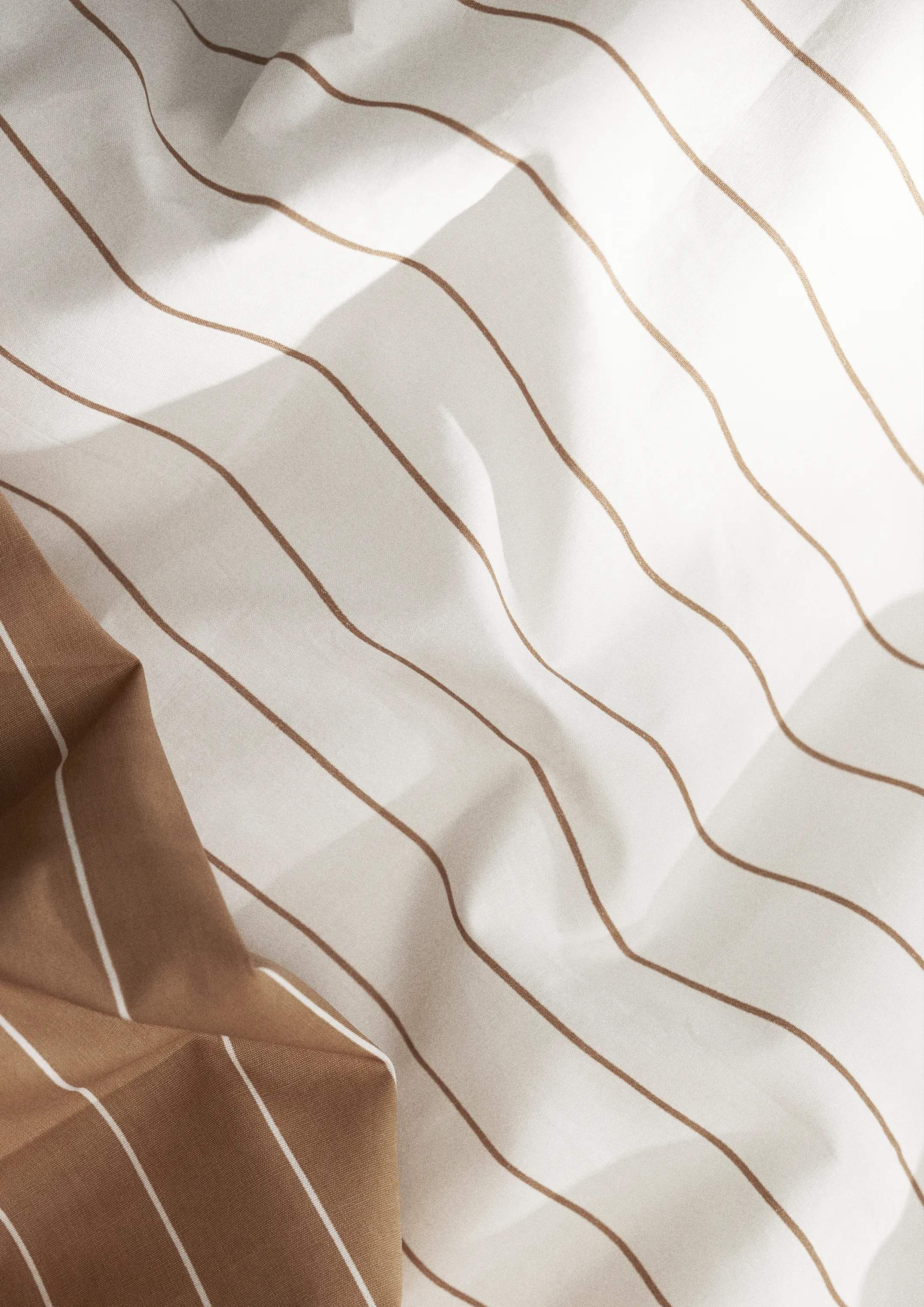 Juna Sengetøj Softly Sengetøj i Off-White/Karamel, B200 x L220 cm, 2