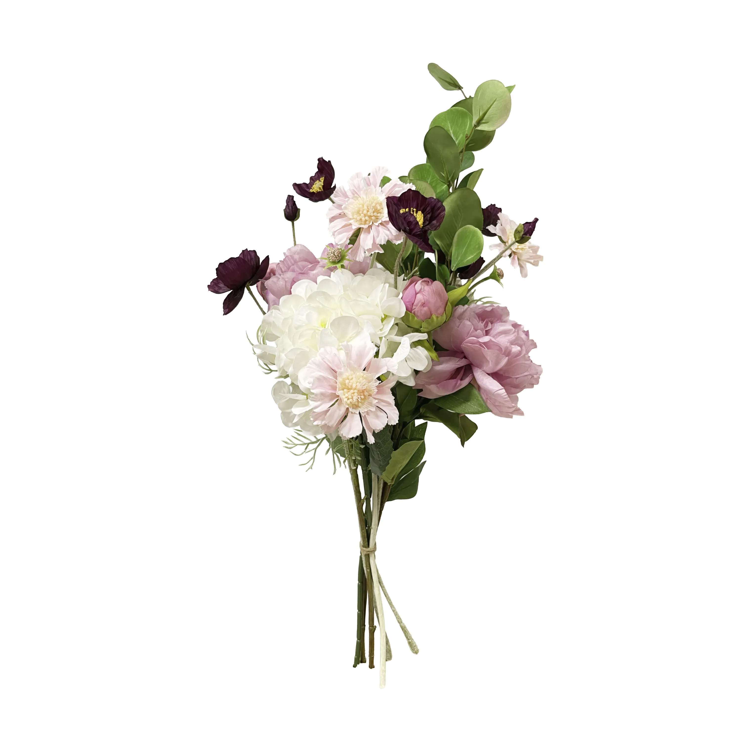 everbloom Kunstige blomster Kunstig Blomsterbuket i Hvid/Lyserød, 1