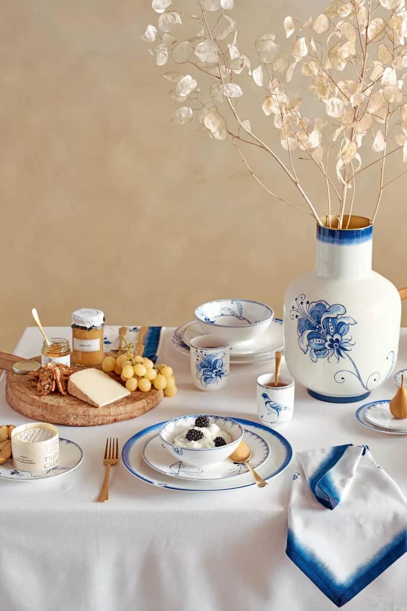 PIP Studio Vaser Blue Bird Vase i Hvid, 2