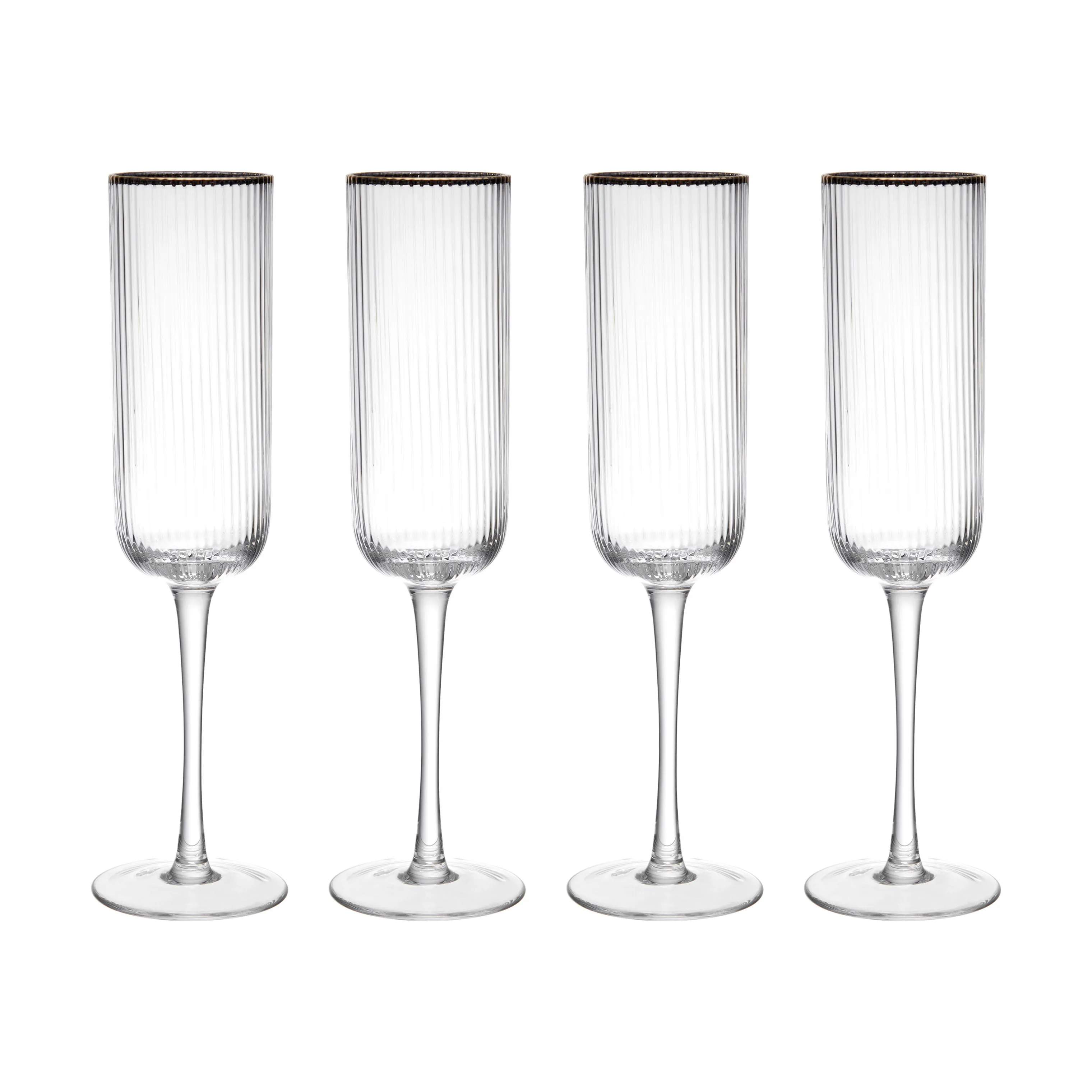 Mikasa Champagneglas Sorrento Champagneglas - 4 stk. i Klar, 1