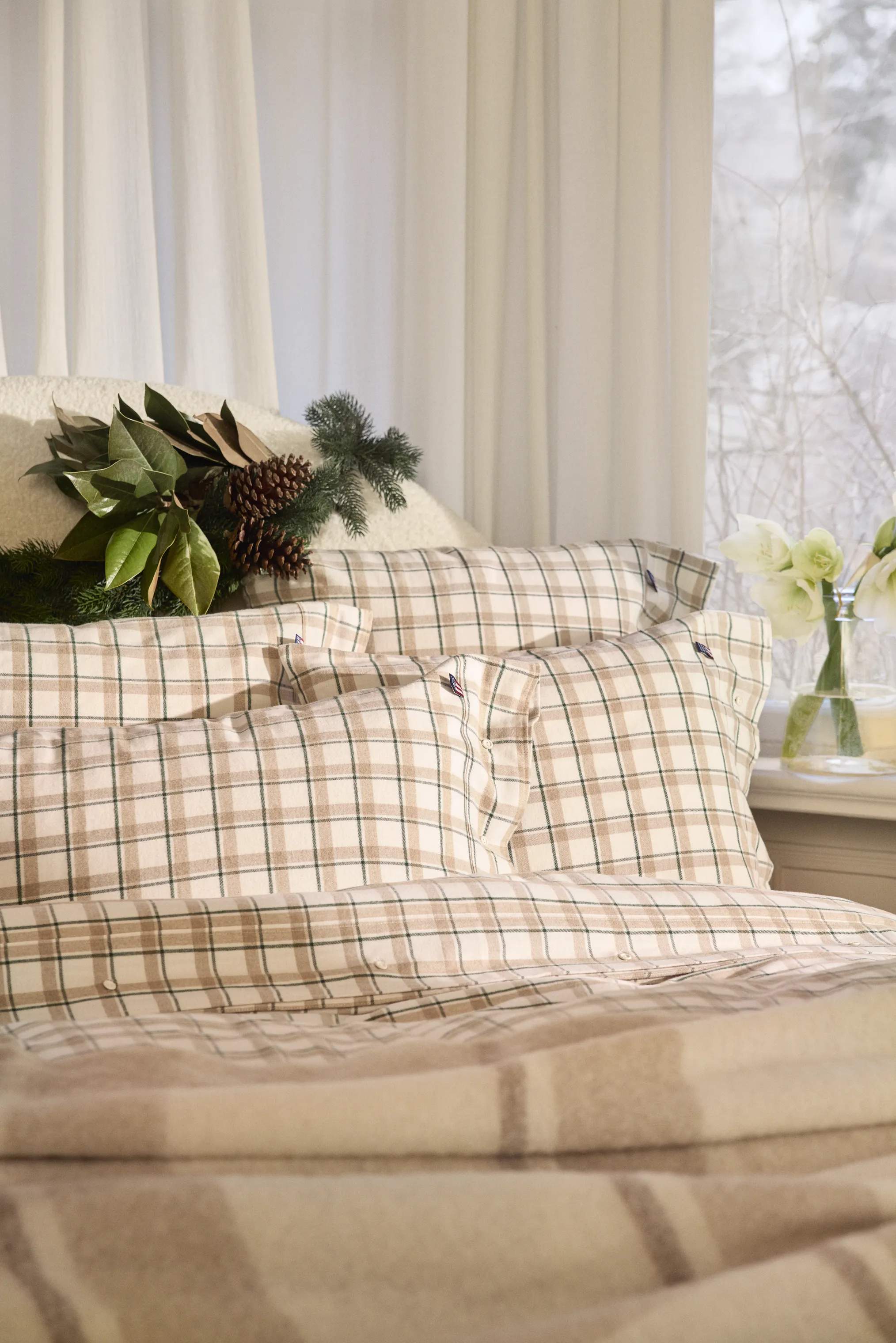 Lexington Sengetøj Holiday Collection 2025 Sengetøj i Beige, B140 x L200 cm, 3