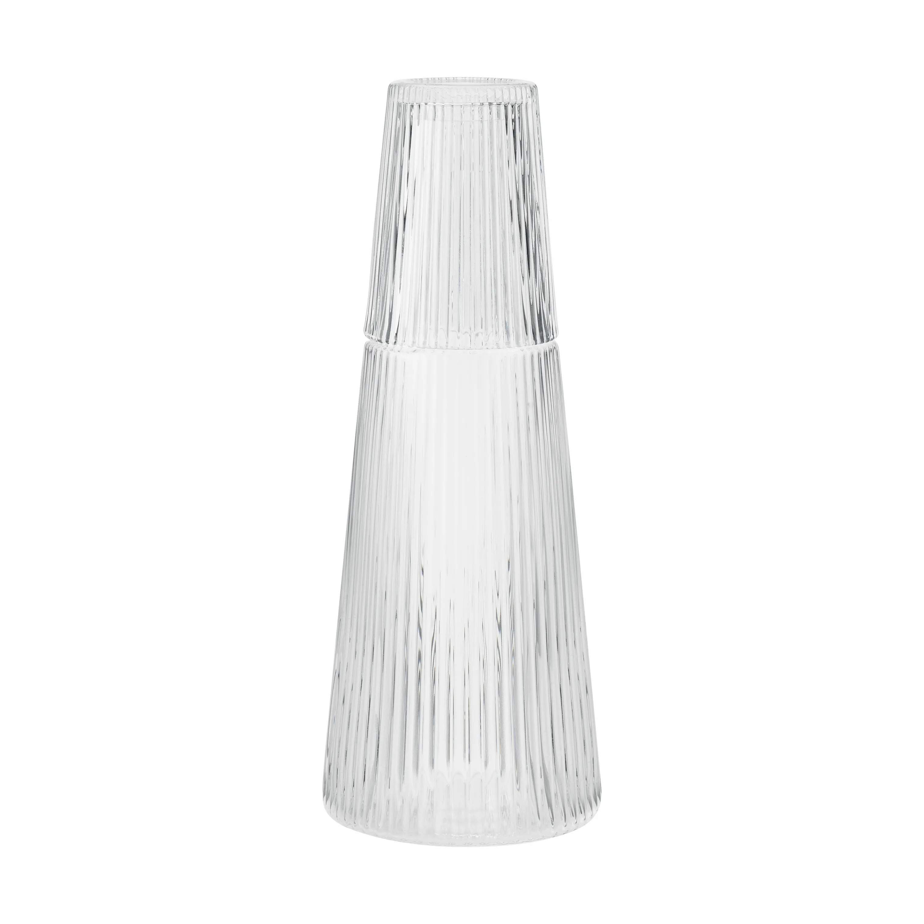 Stelton Vandkarafler Pilastro Karaffel m. glas i Klar, 4