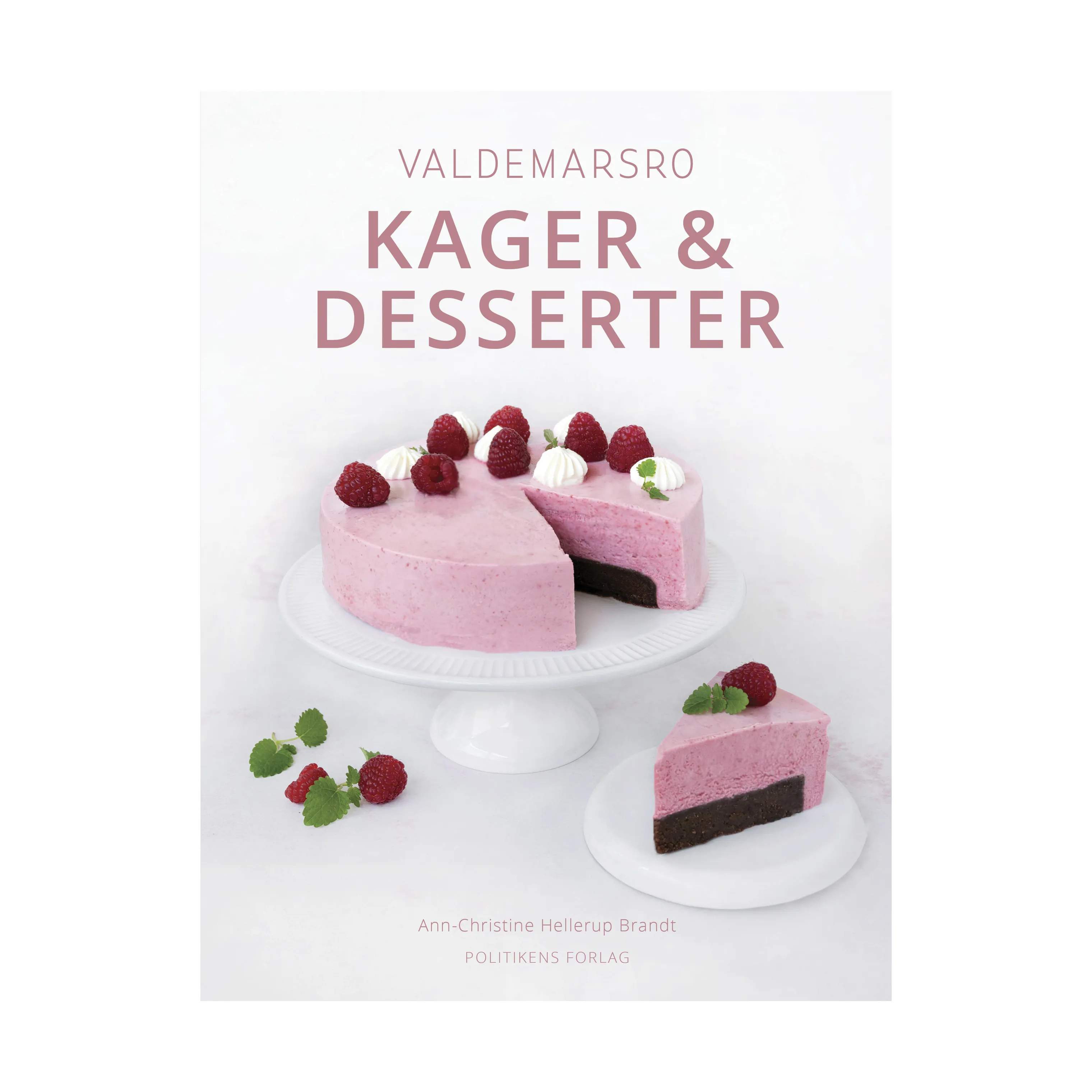 Valdemarsro kager & desserter, hvid;lyserød, large
