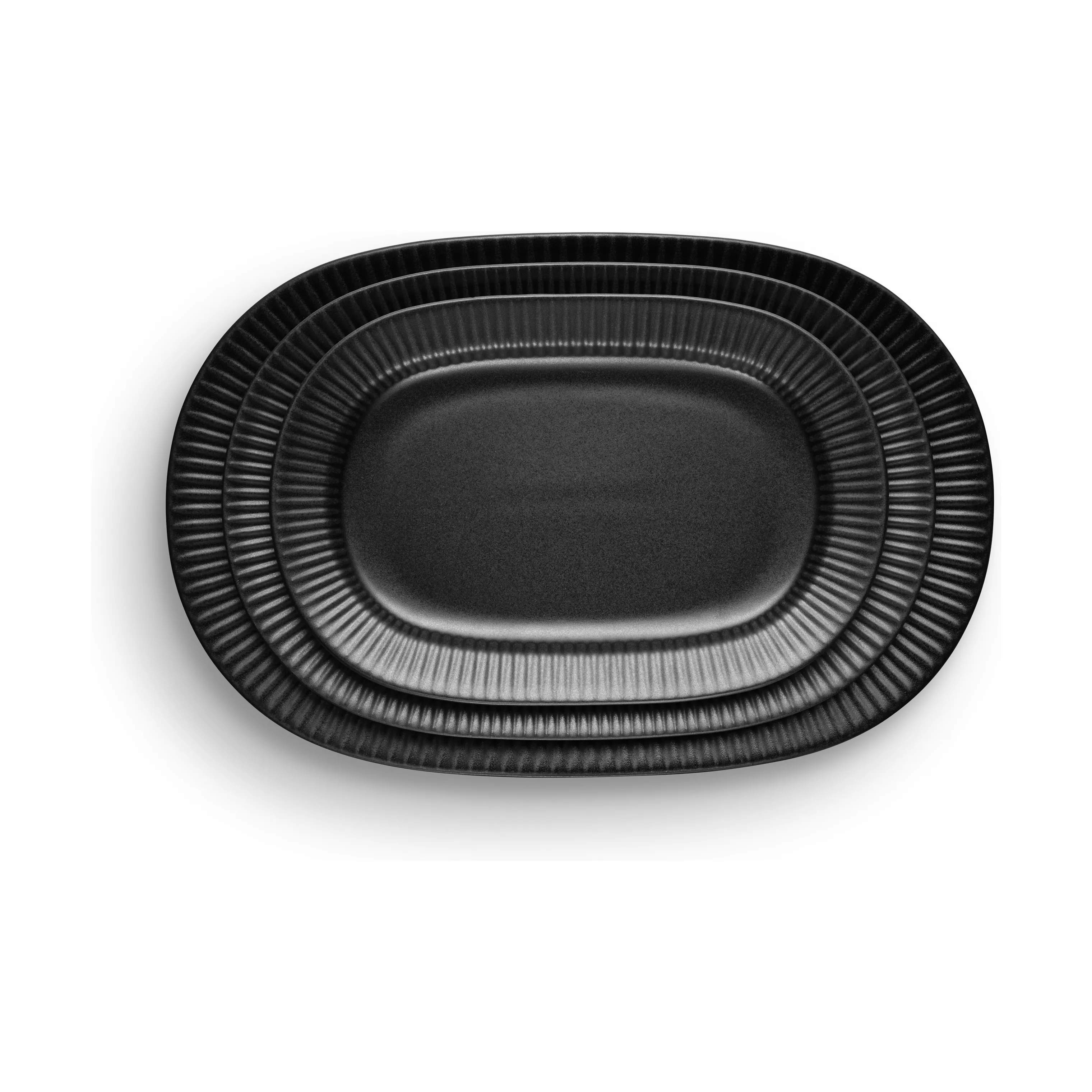 Eva Trio Serveringsfade Legio Nova Serveringsfad - 3 dele i Sort, 1