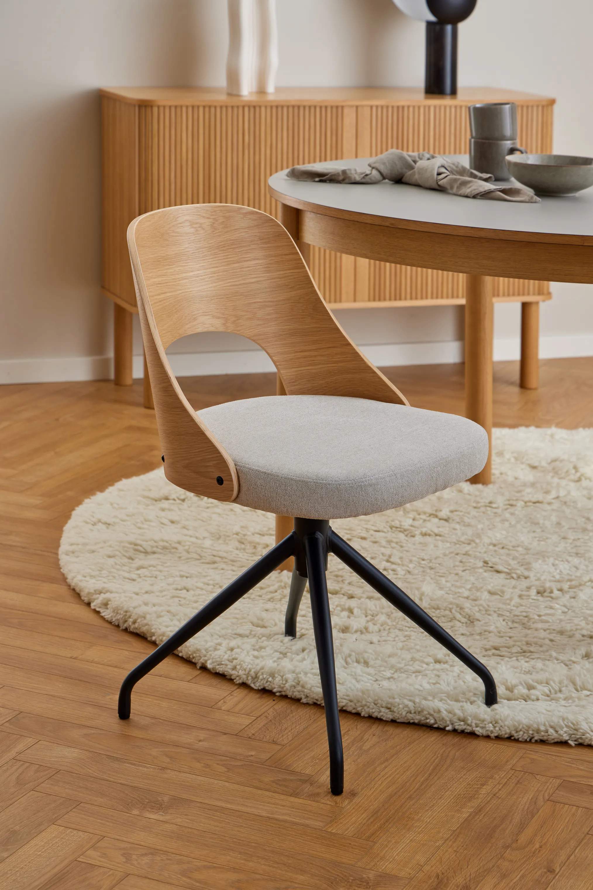 CASA Living Spisebordsstole Lucy Spisebordsstol i Beige, 2