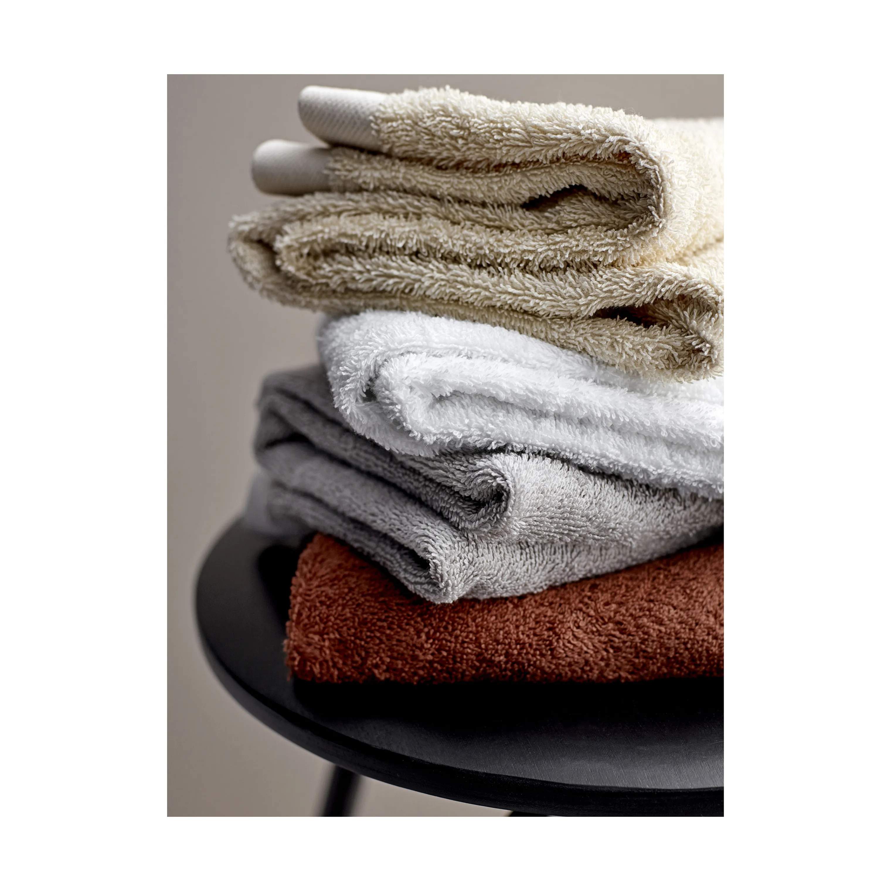 Södahl Håndklæder Organic Comfort Håndklæde i White, B70 x L140 cm, 4