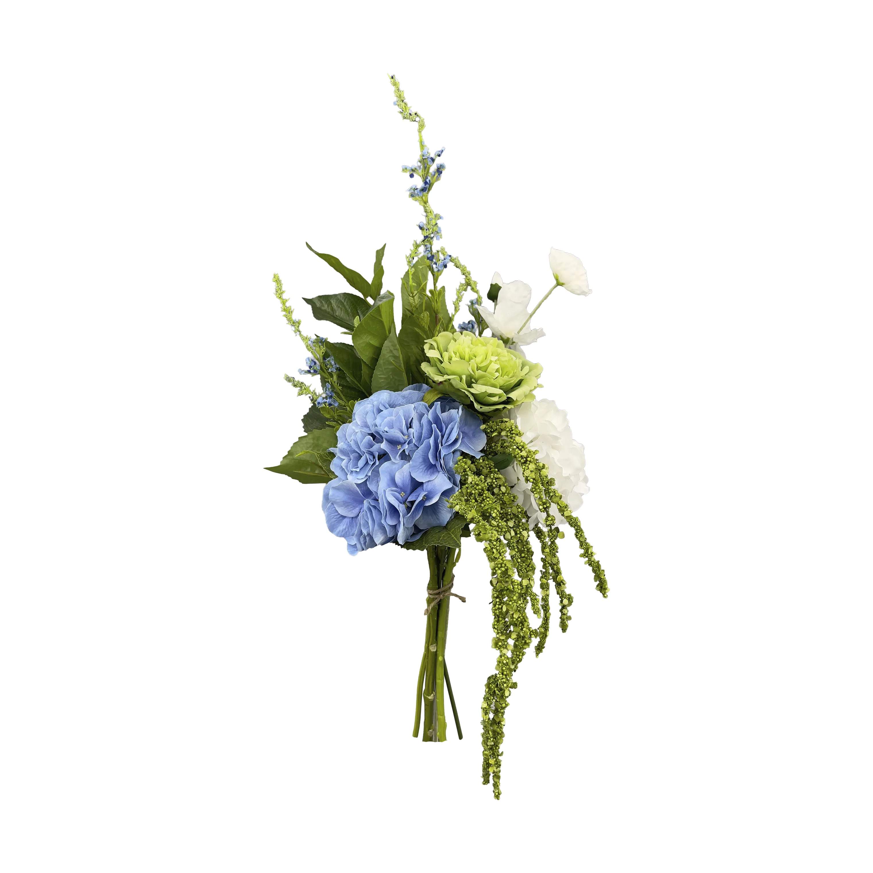 everbloom Kunstige blomster Kunstig Real Touch Blomsterbuket i Blå, 1