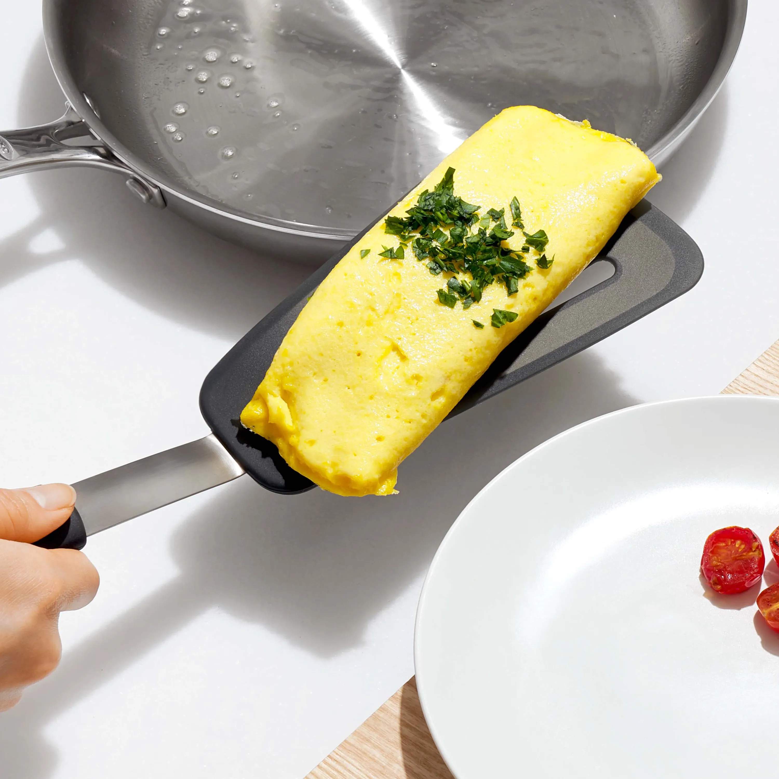 OXO Paletknive Fleksibel Omeletpalet i Sort / stål, 2