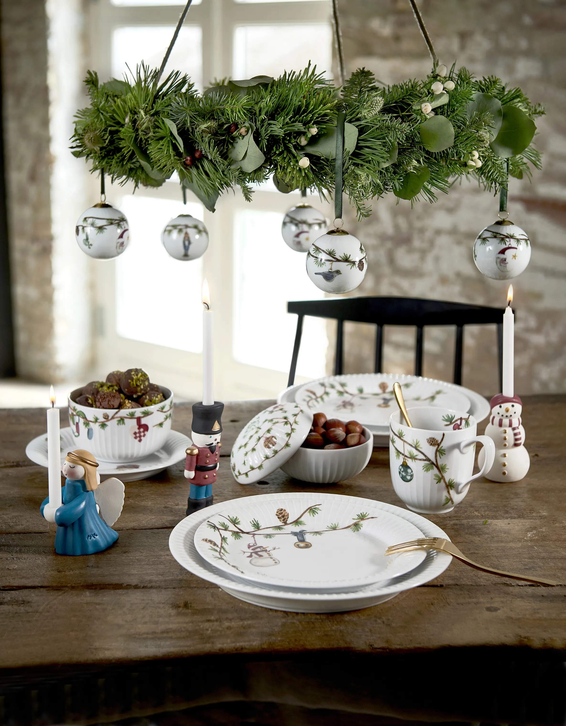 Kähler Julefigurer Christmas Tinsoldat i Rød/Blå/Hvid, 12,5 cm, 3