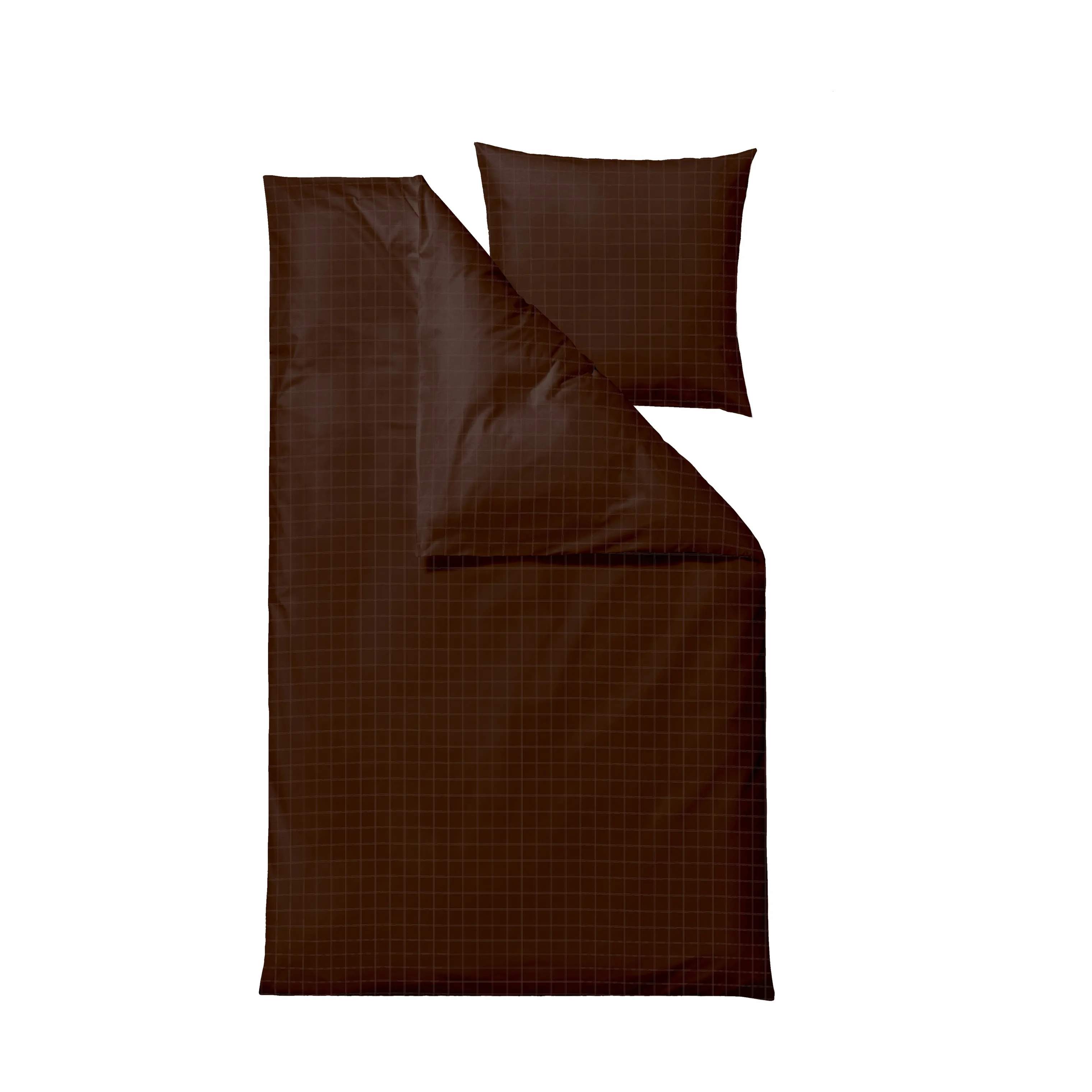 Södahl Sengetøj Clear Sengetøj i Coffee brown, B140 x L200 cm, 1