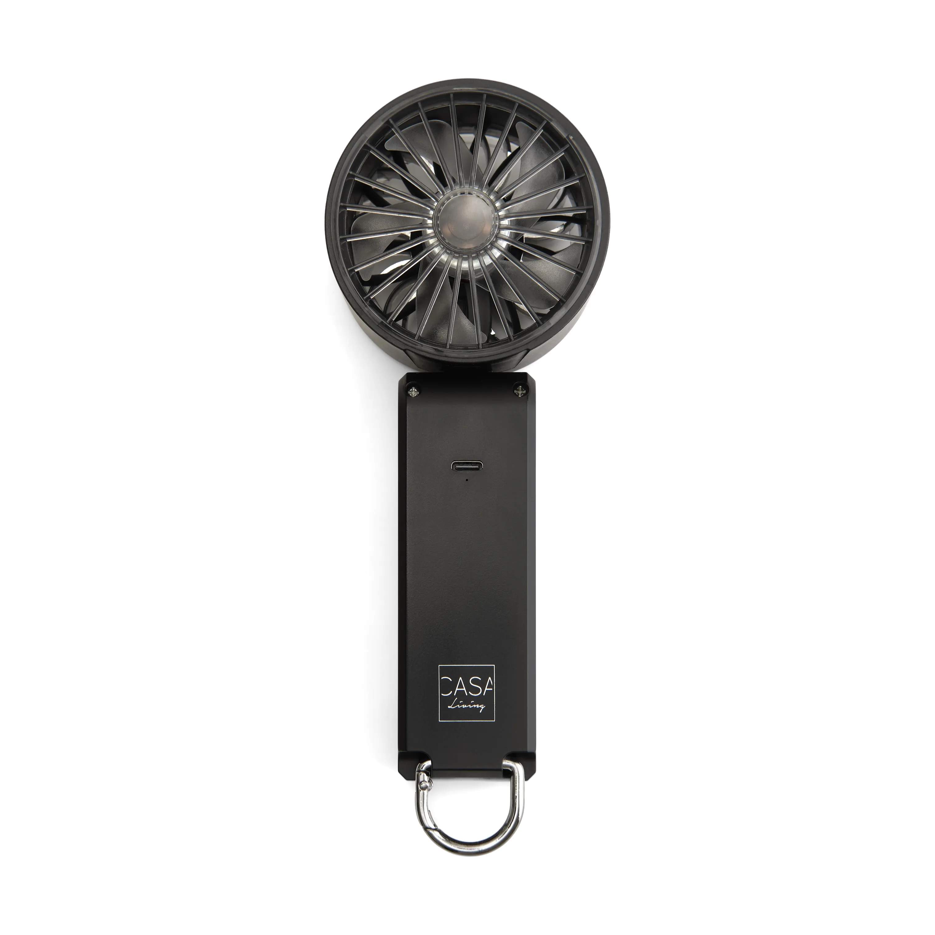 CASA Living Ventilatorer Håndventilator i sort, 1