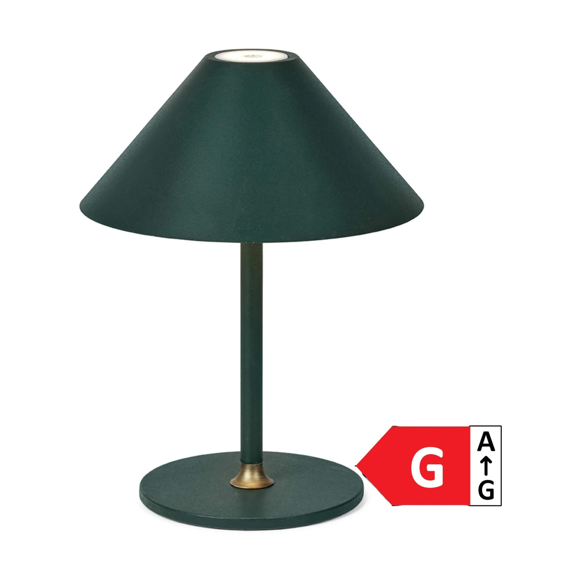 Hygge Bordlampe, dyb grøn, large