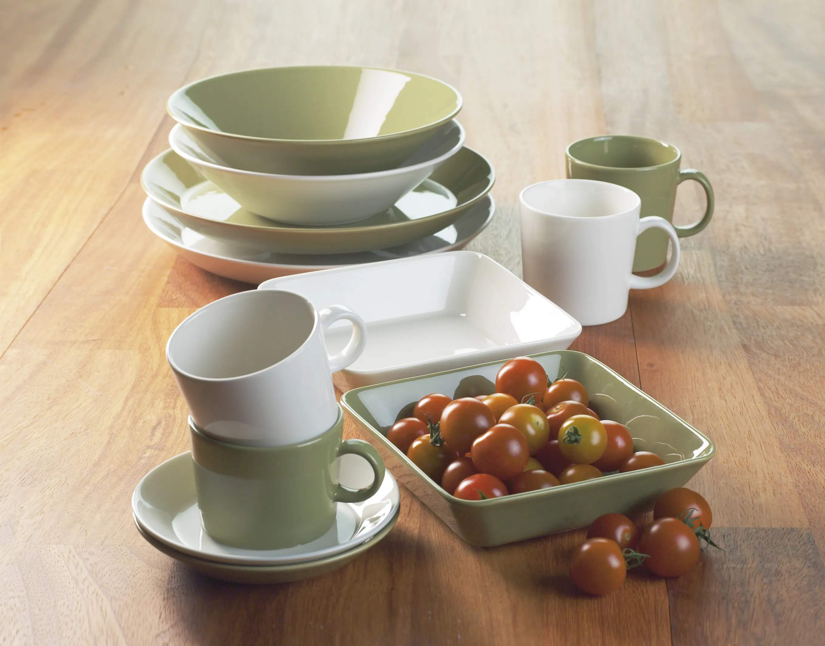 Iittala Krus og kopper med hank Teema Krus i Hvid, 30 cl, 3