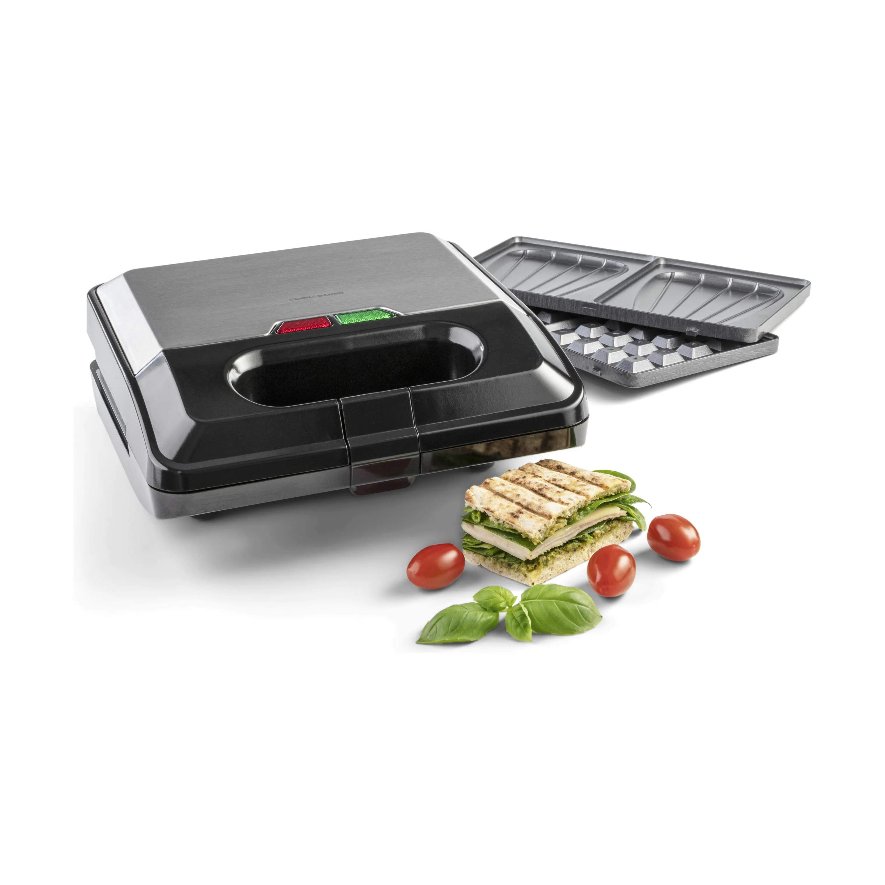 Cook & Baker Bordgrill Multigrill i Stål, 5