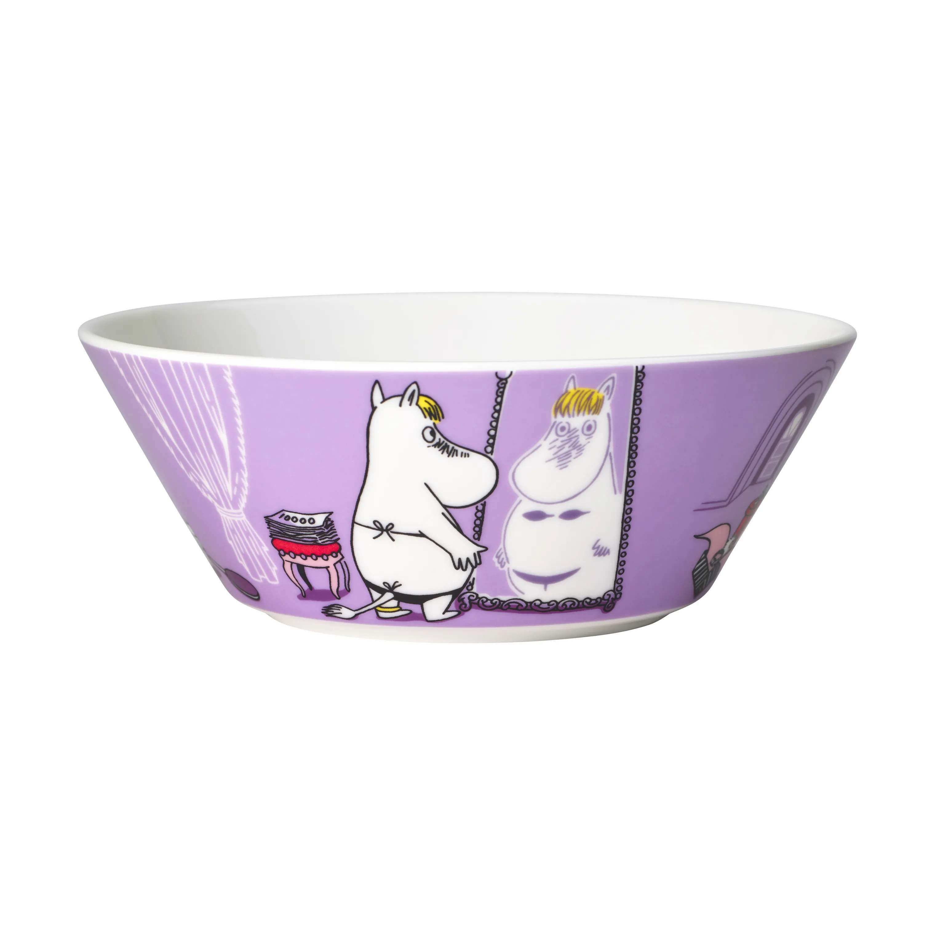 Moomin Arabia Serveringsskåle Kærester Skål - Snorkfrøken i Snorkfrøken Lilla, 2