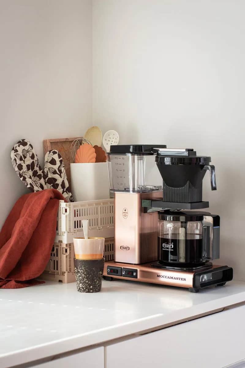 Moccamaster Kaffemaskiner Optio Kaffemaskine i Rose Gold1, 2