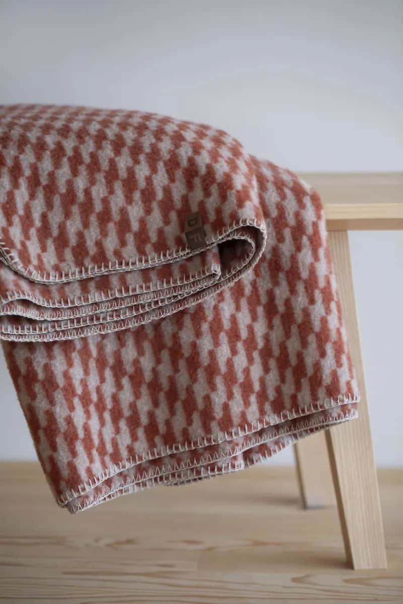 Fusenegger Plaider Merano Plaid i Terra Cotta, 1