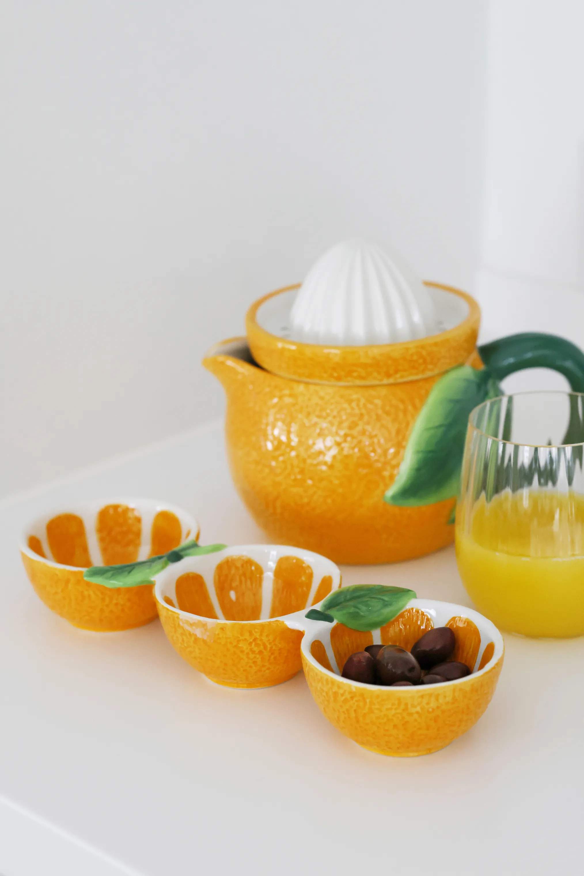 CASA Living Serveringsskåle Tapasskål i Orange, 2
